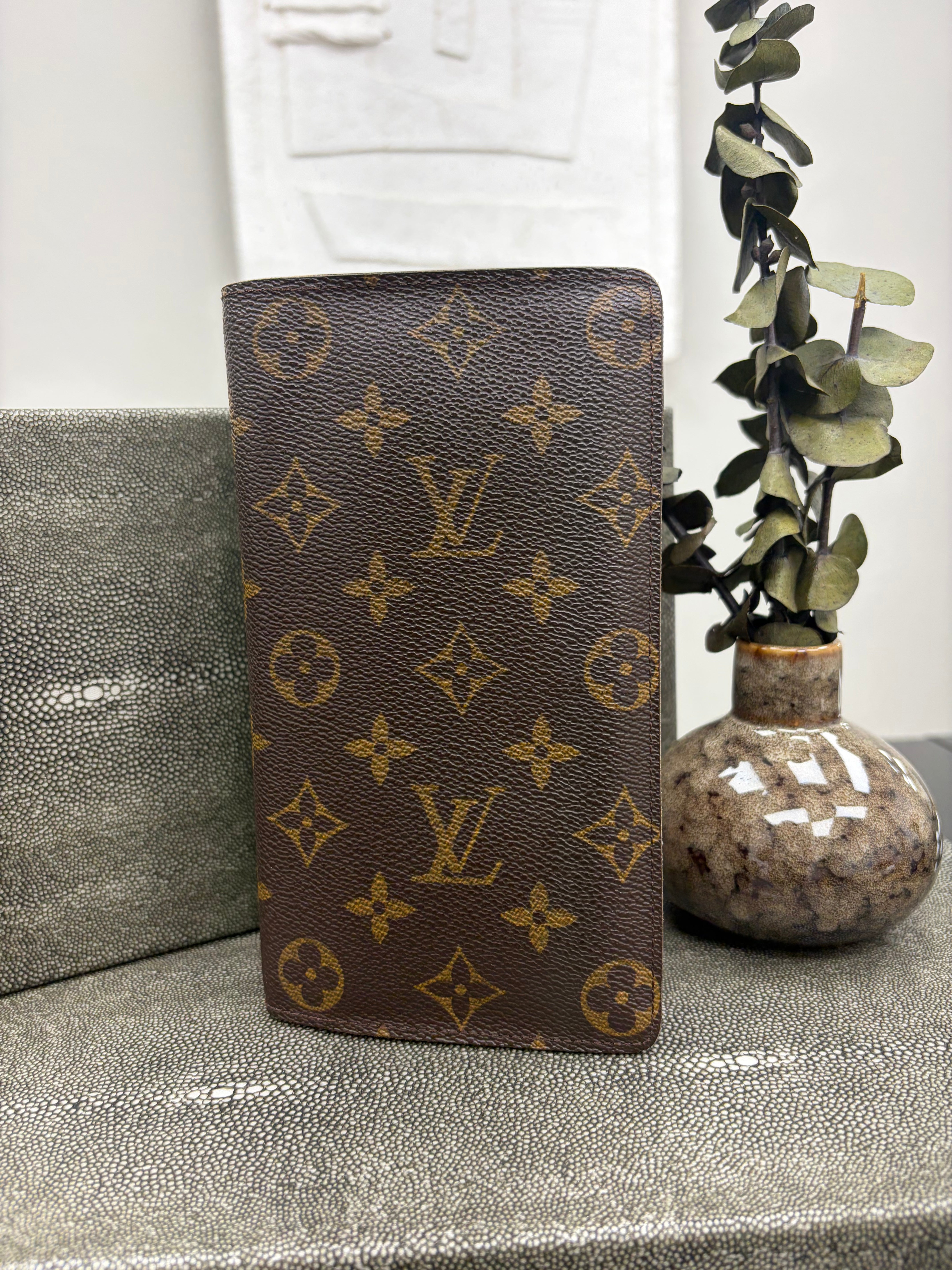 Louis Vuitton Monogram Brazza Long Wallet