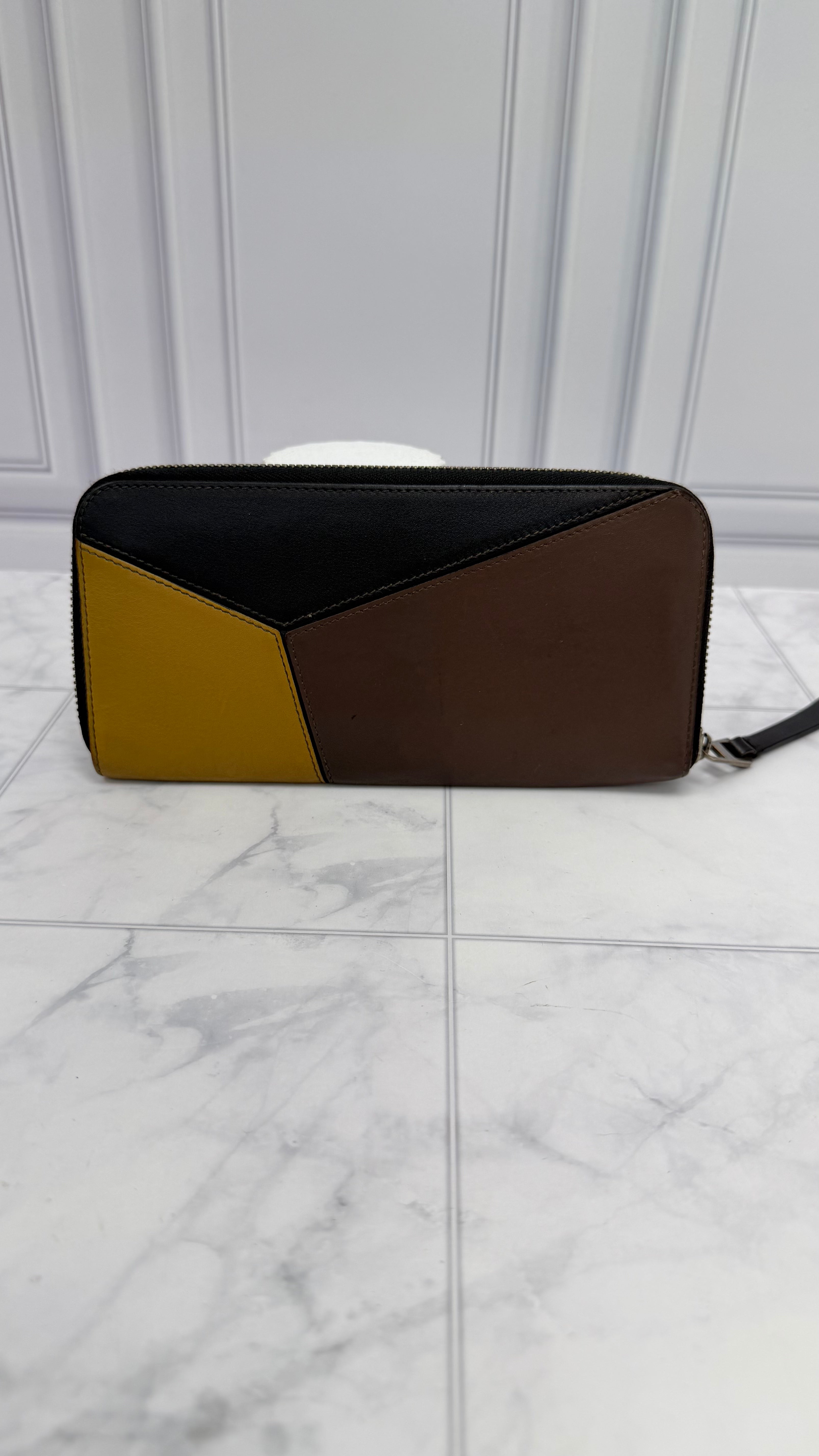 Loewe Multicolor Leather Puzzle Zippy Wallet