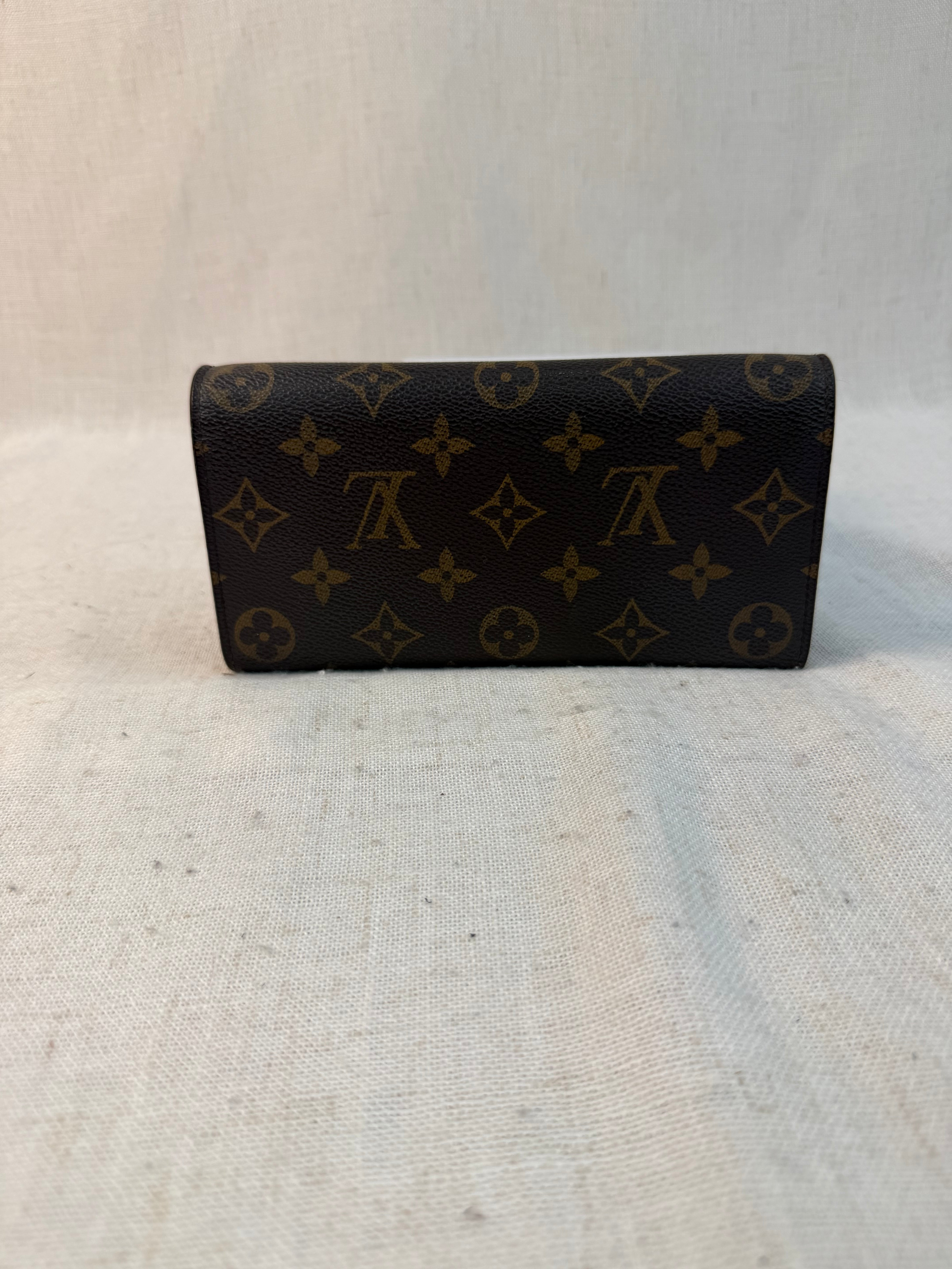 Louis Vuitton Monogram & Yellow Emilie Wallet