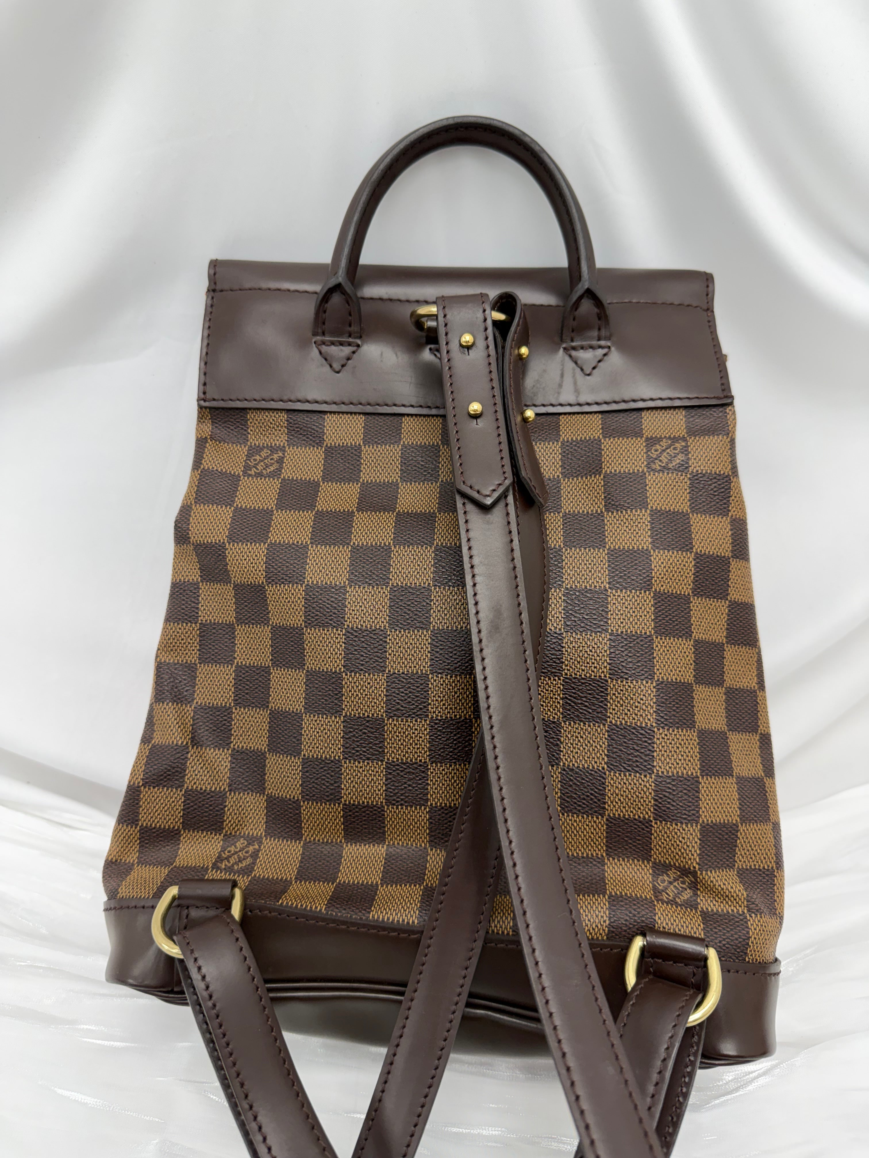 Louis Vuitton Damier Ebene SoHo Backpack