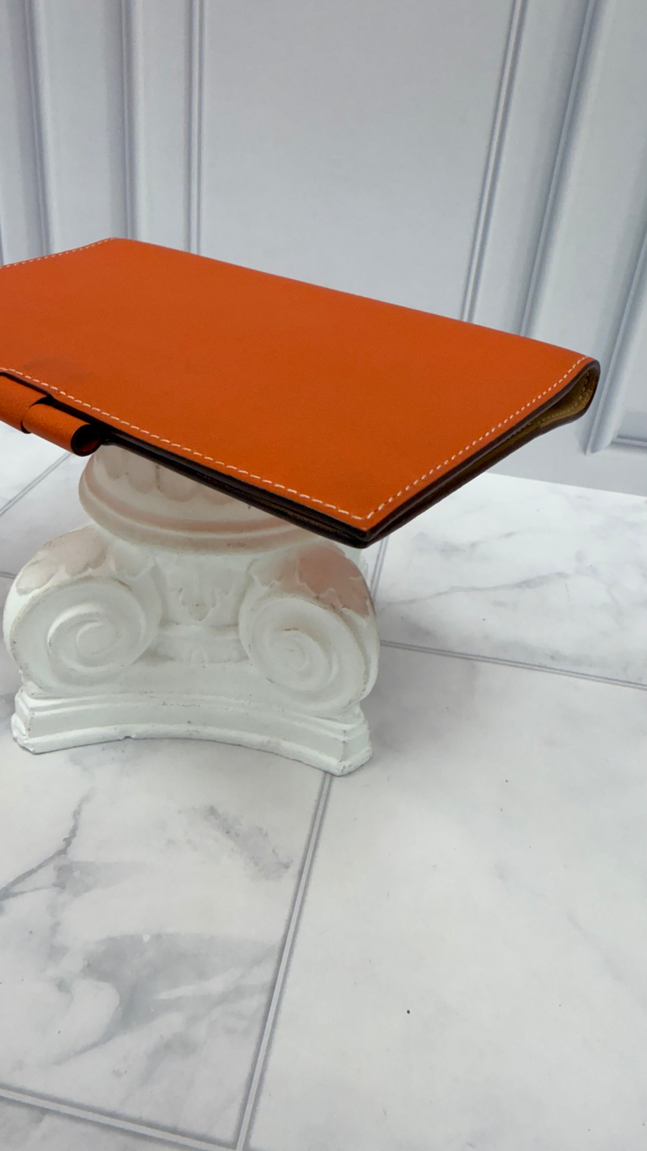 Hermes Orange Swift Leather Agenda Cover