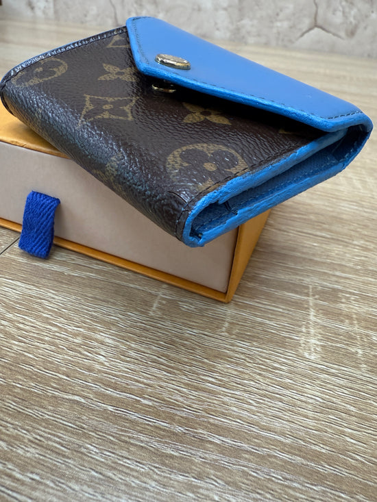 Louis Vuitton Monogram & Blue Jean Zoe Wallet