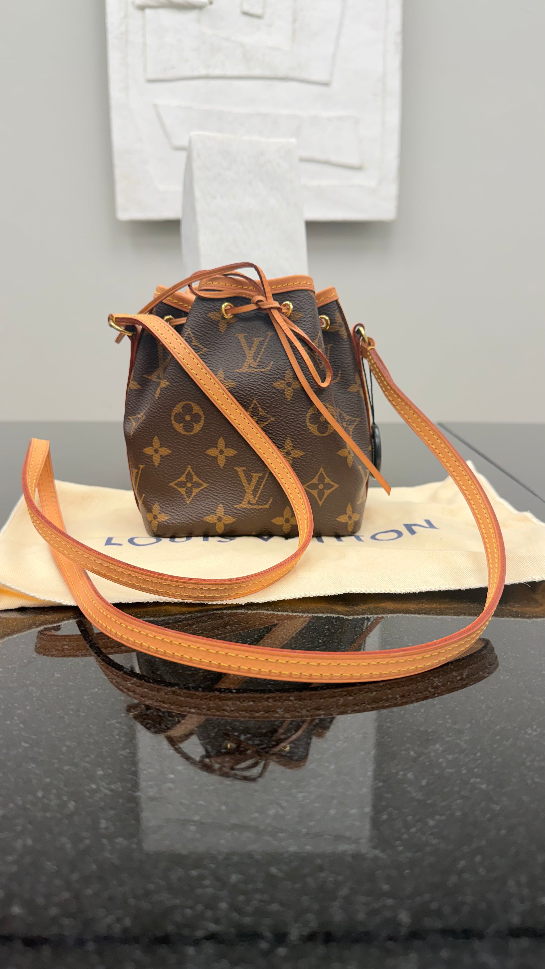 *DONS DROP* Louis Vuitton Monogram Nano Noe Bucket Shoulder Bag
