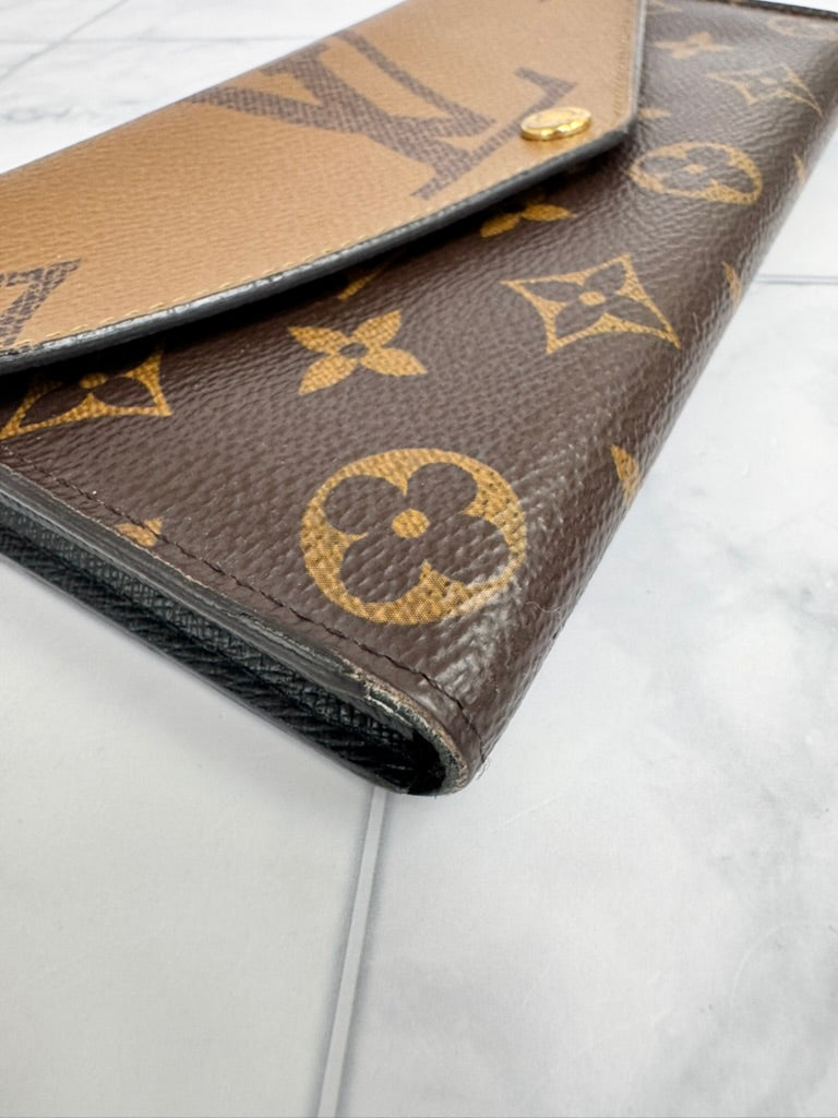 Louis Vuitton Reverse Monogram Sarah Long Wallet