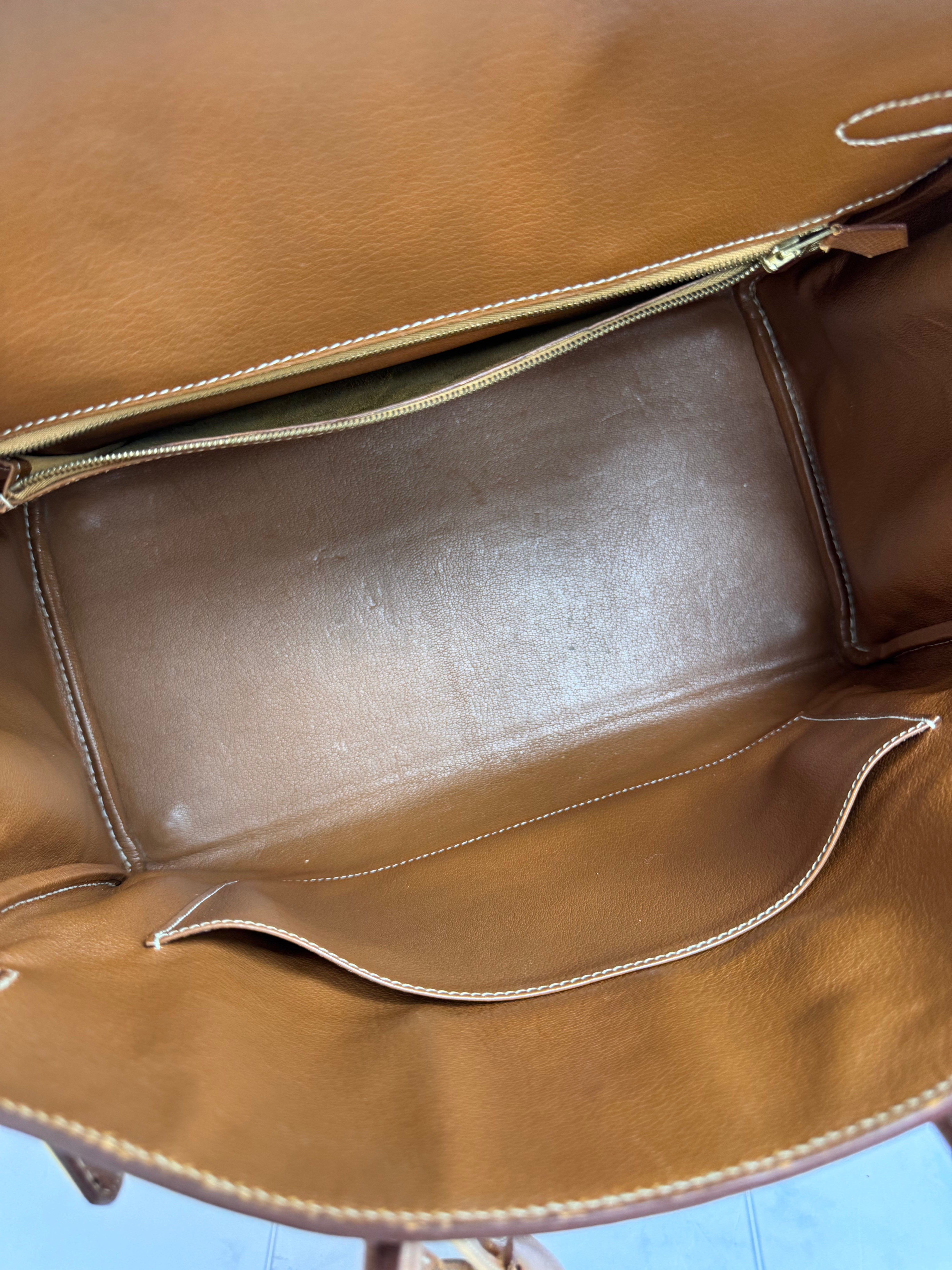 Hermes Ecru Toile H Canvas And Gold Courchevel Birkin 35
