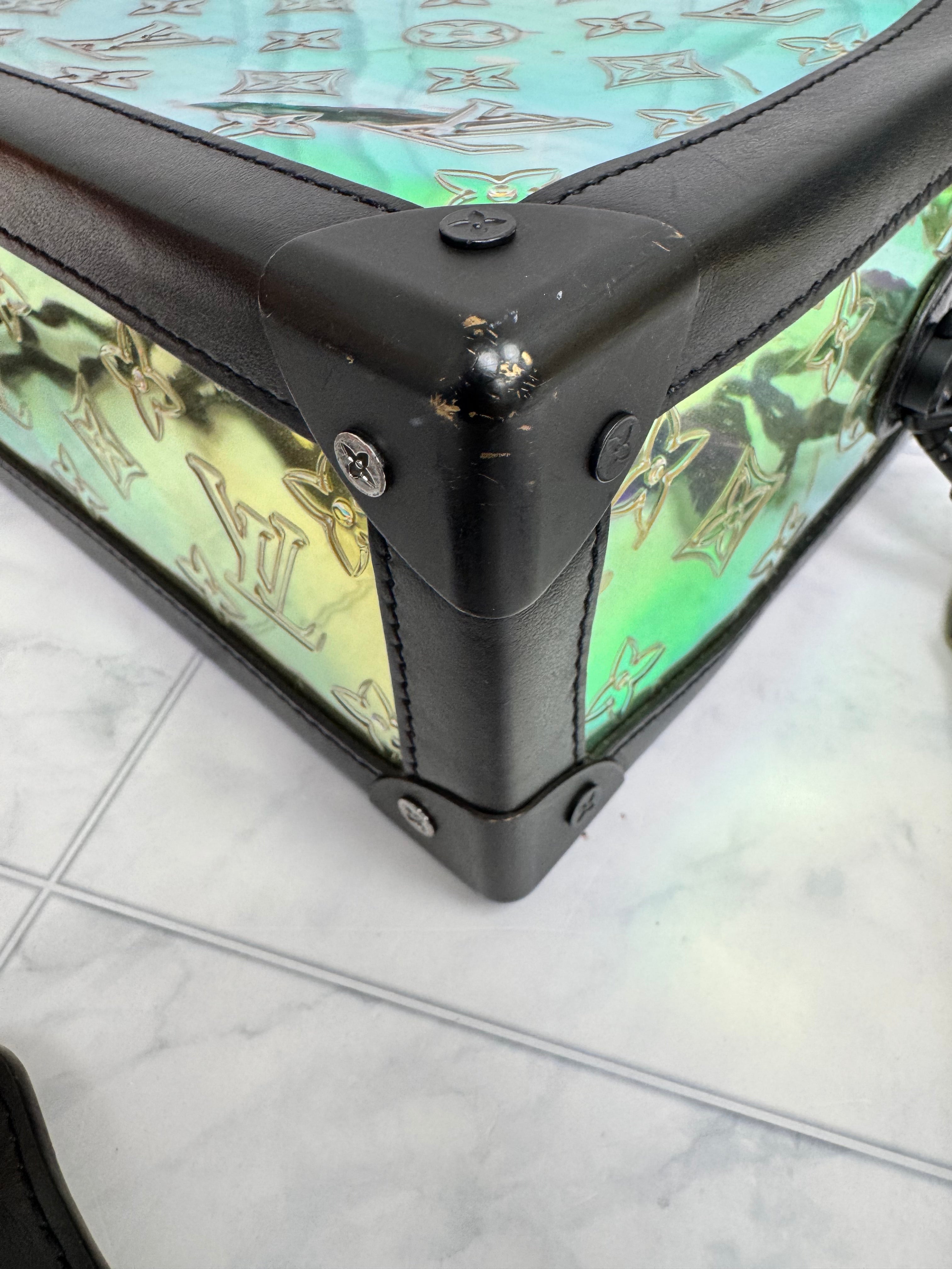 Louis Vuitton Prism Monogram Trunk Crossbody Bag