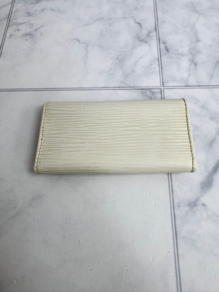 Louis Vuitton White Epi Leather Multicles Key Holder