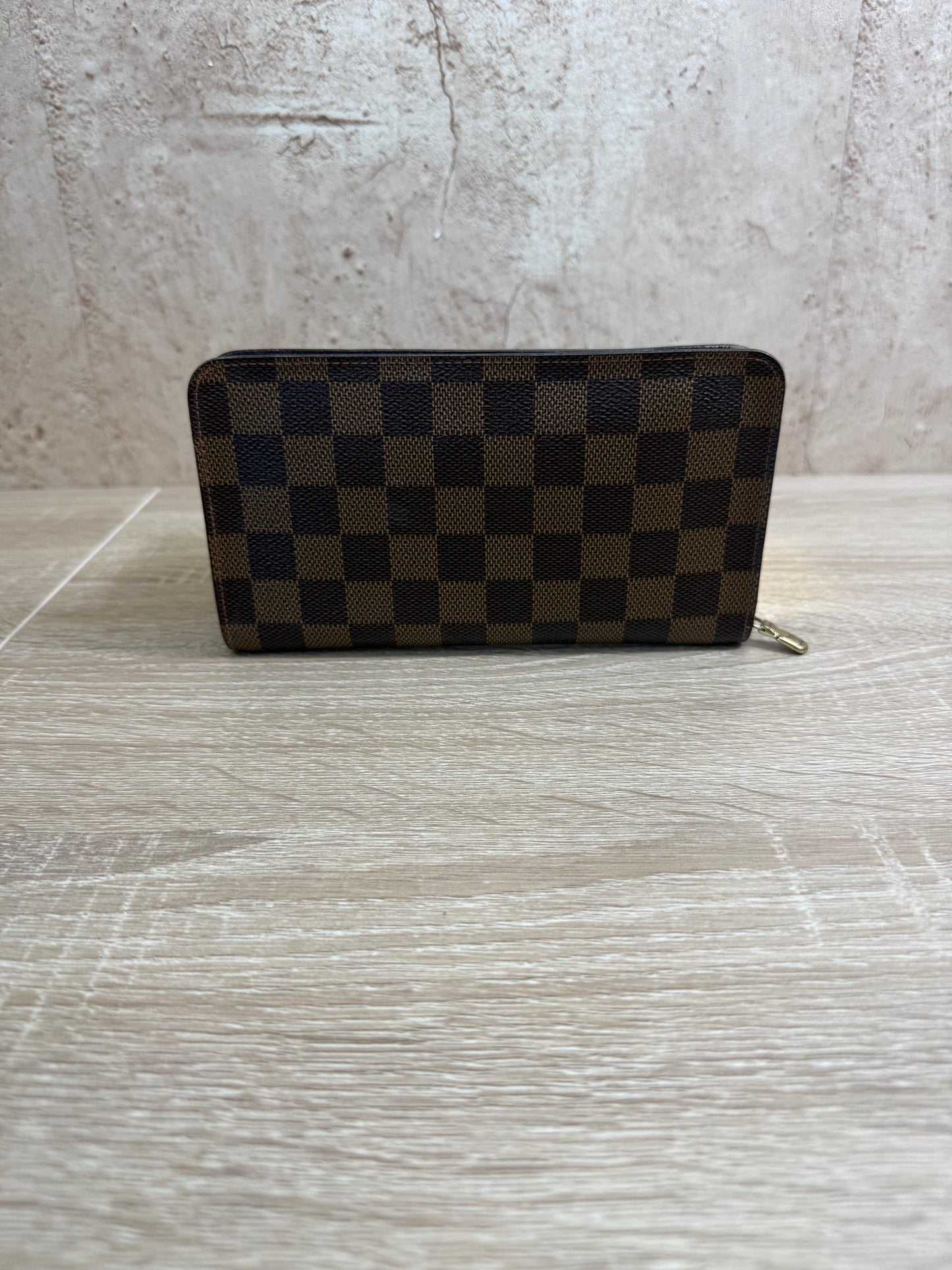 Louis Vuitton Damier Ebene Zippy Long Wallet