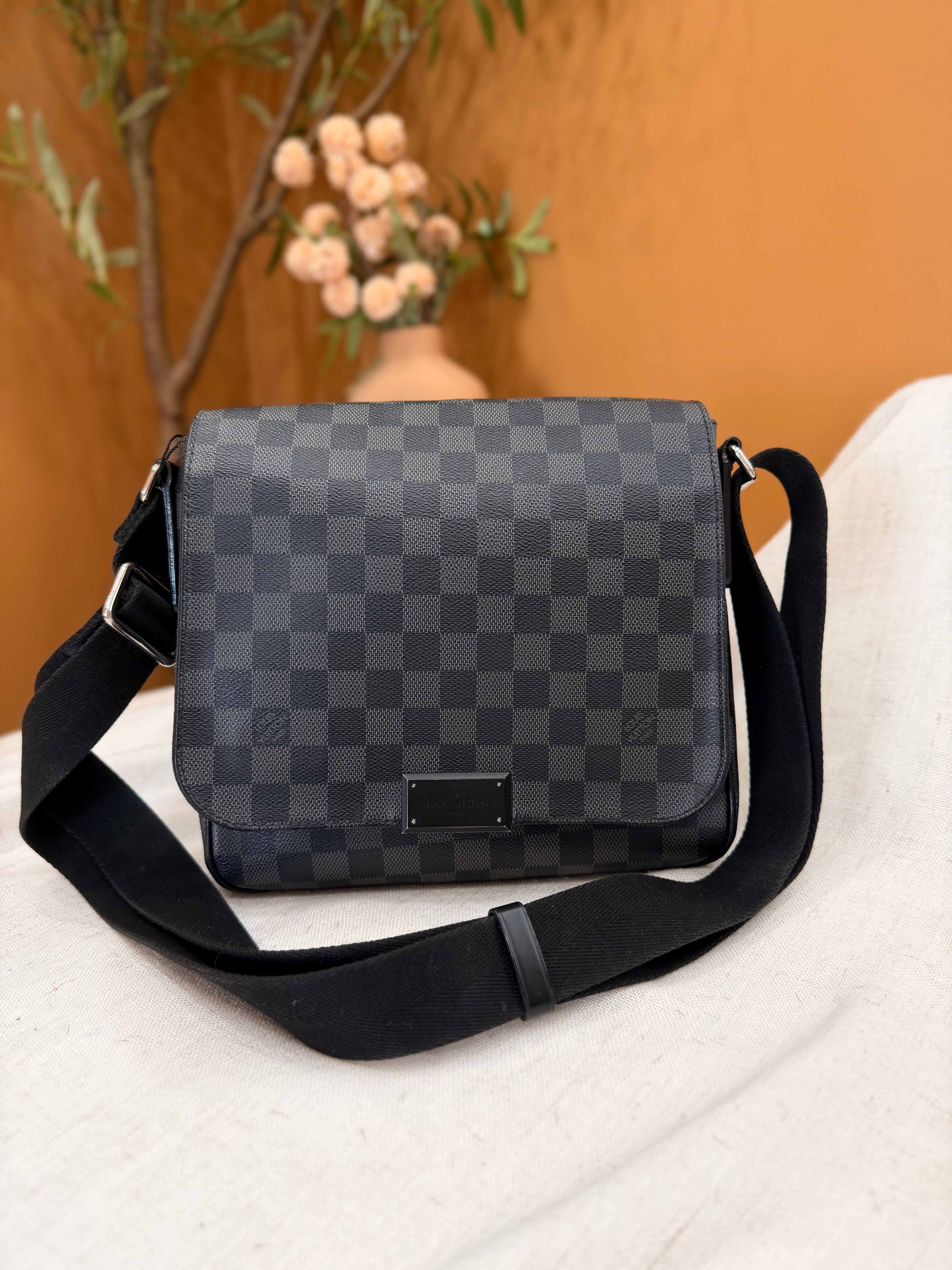 Louis Vuitton Damier Graphite District PM Messenger Bag