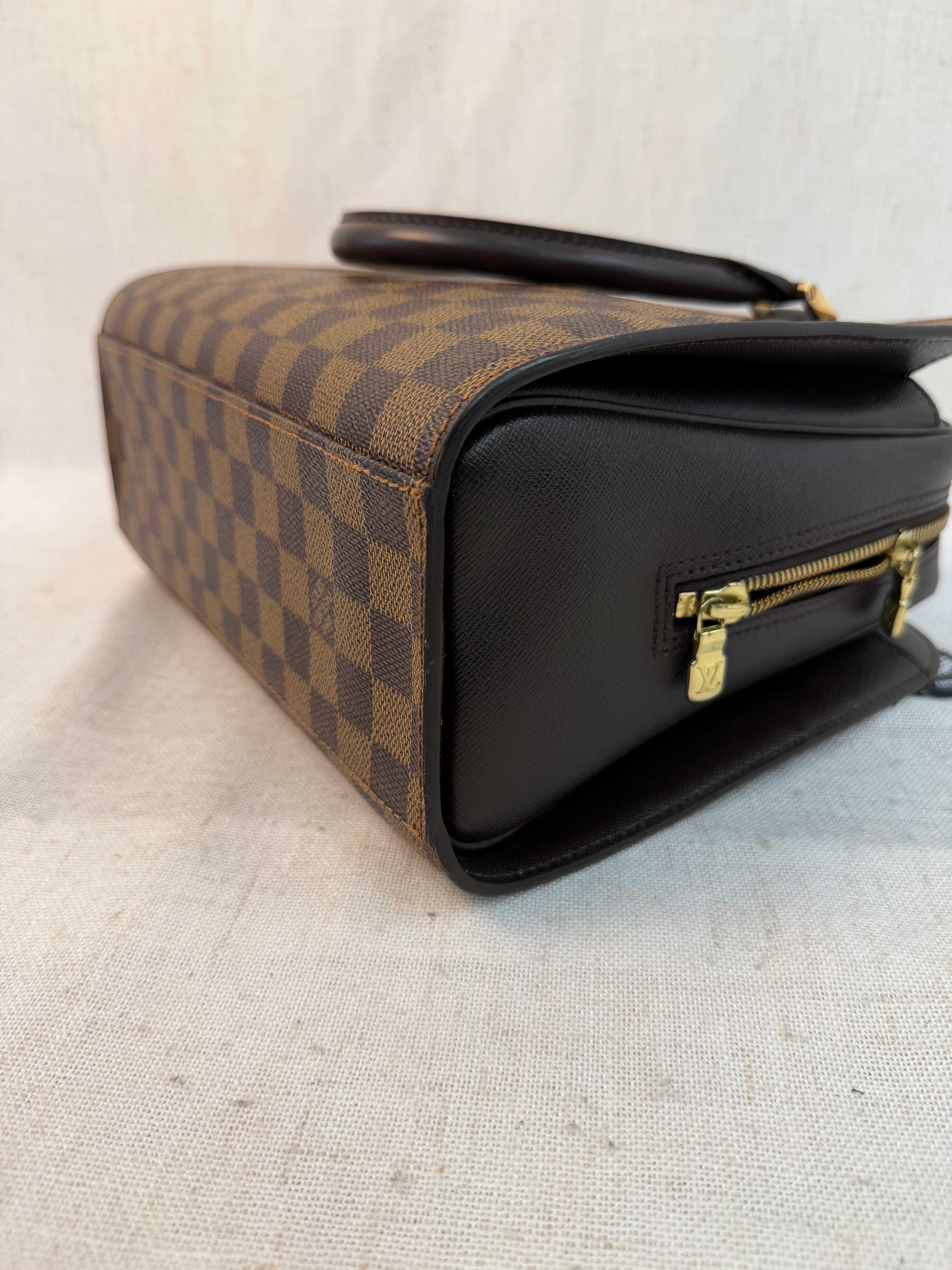 Louis Vuitton Damier Ebene Triana Handbag