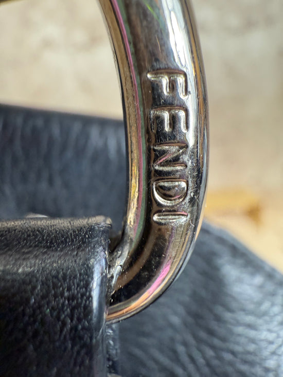 Fendi Black Devil Trapezio Bag