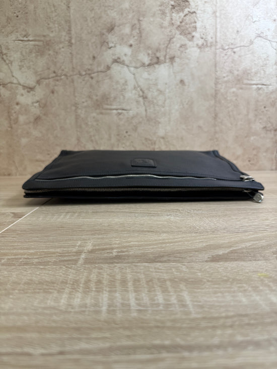 Celine Black Leather Clutch Bag