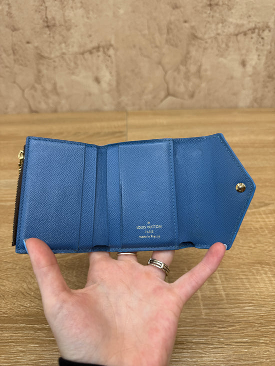Louis Vuitton Monogram & Blue Jean Zoe Wallet