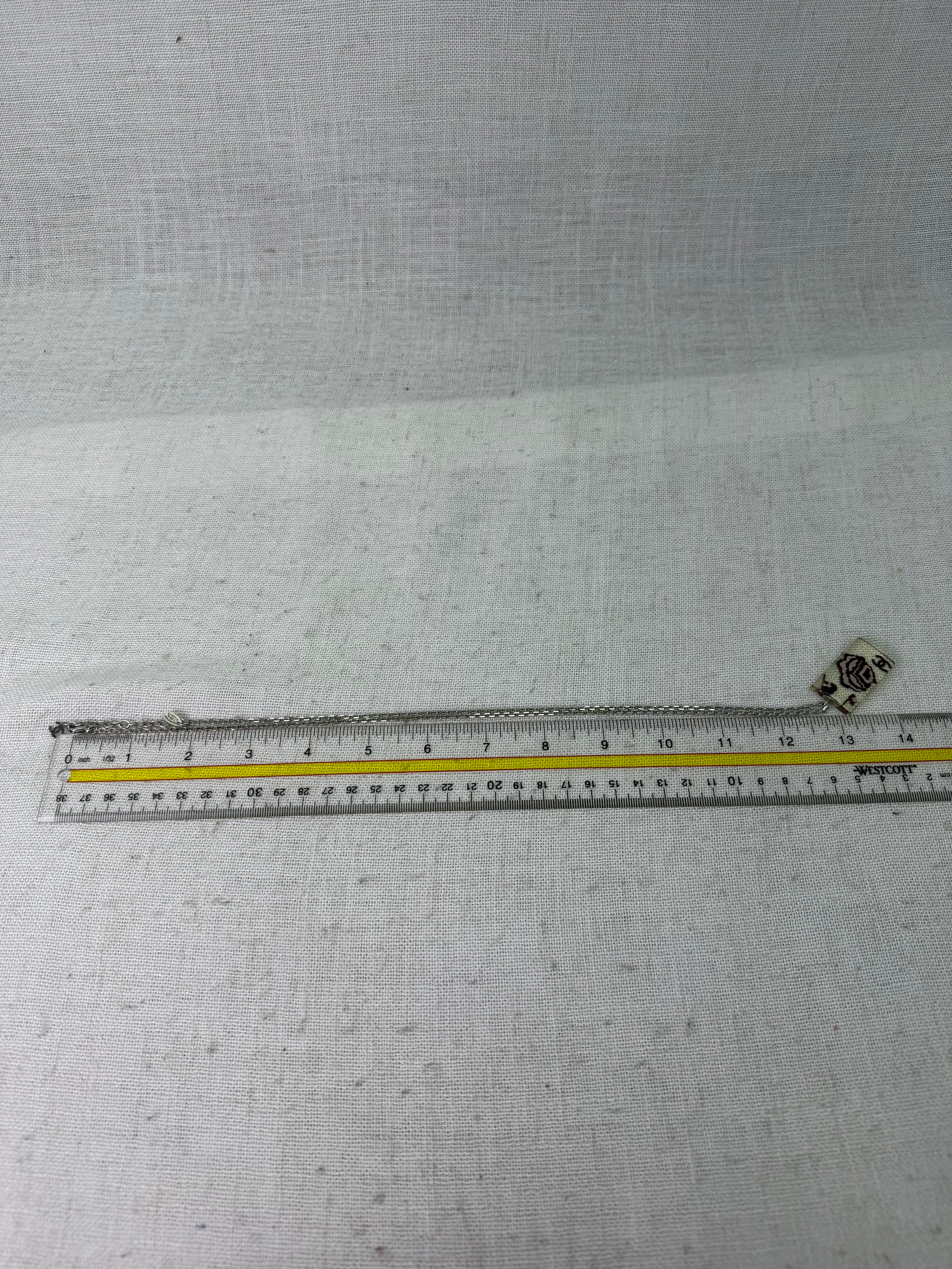 Chanel Resin CC Camellia & Silver Necklace