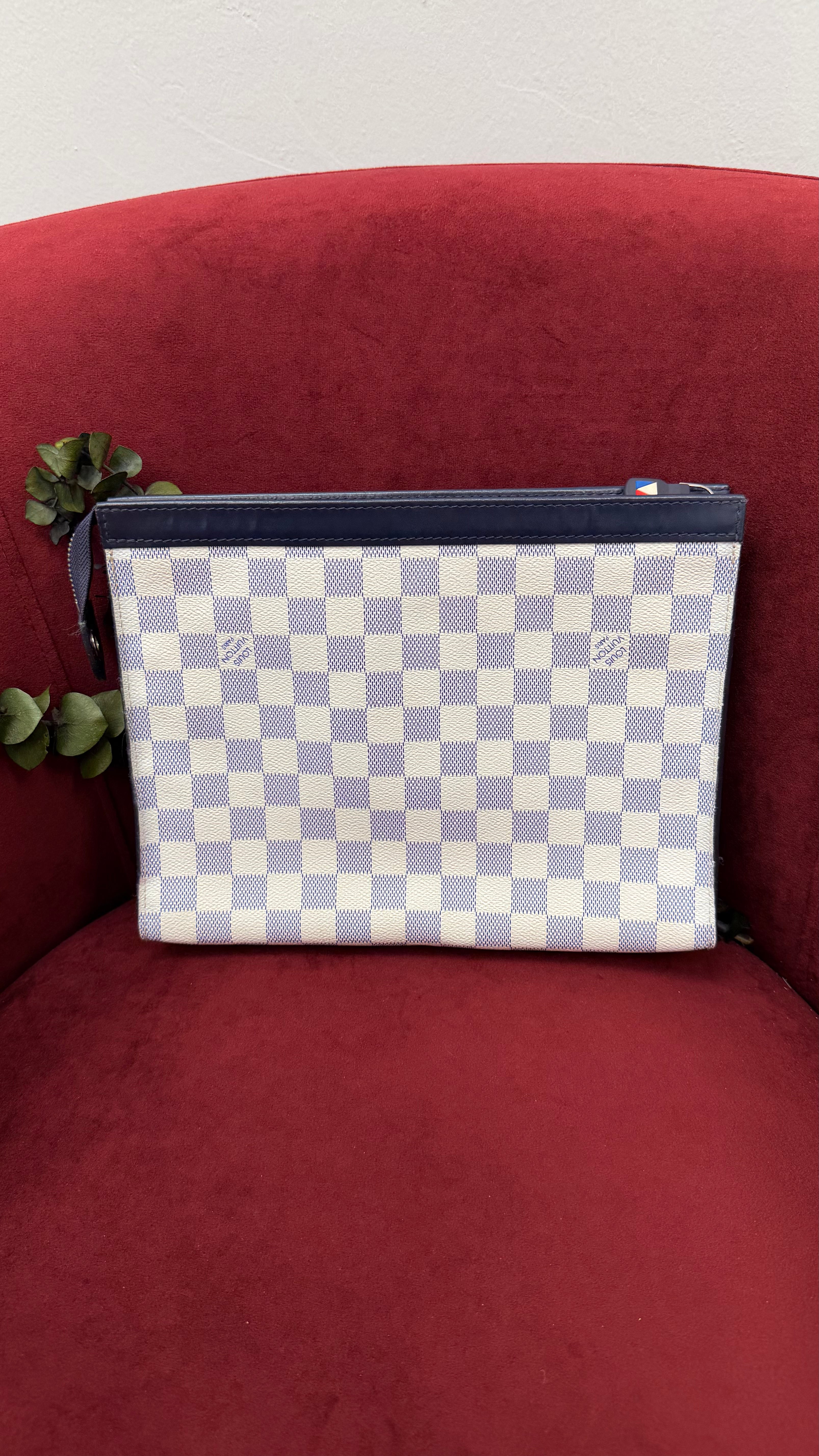 Louis Vuitton Damier Azur America's Cup Voyage Pouch