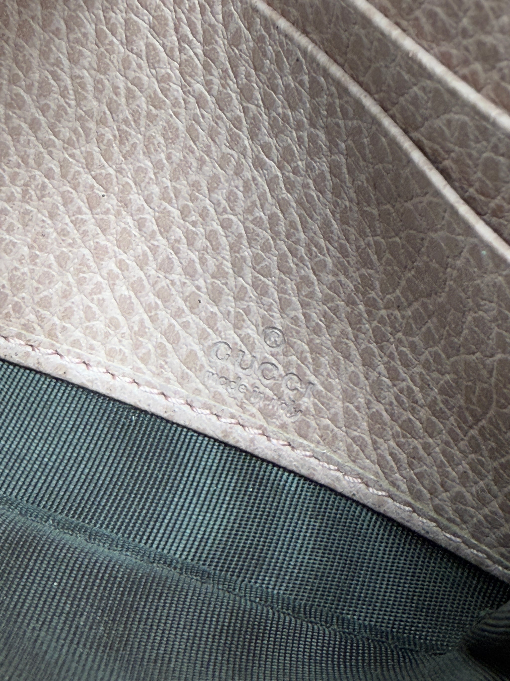 Gucci Grey Leather Long Wallet