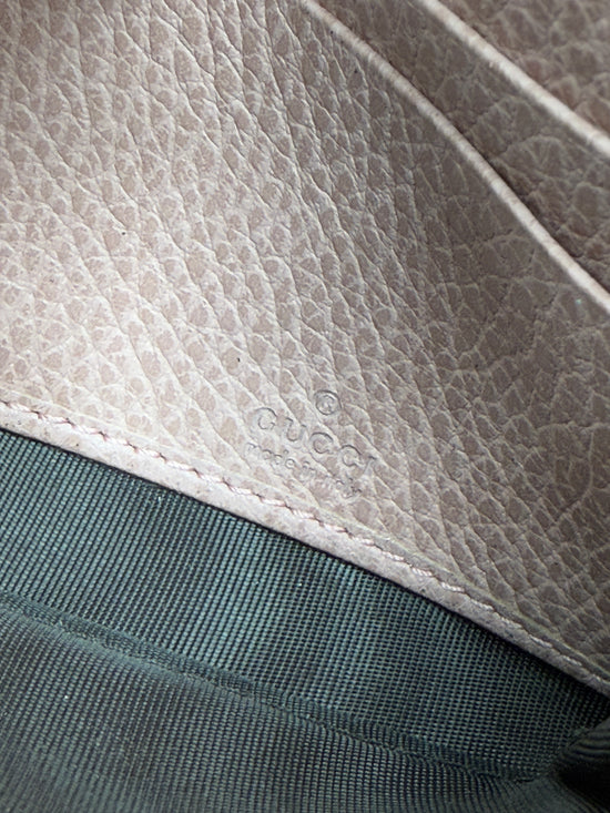 Gucci Grey Leather Long Wallet