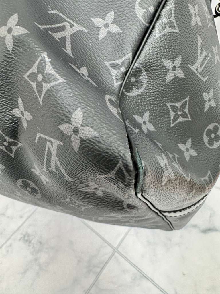 Louis Vuitton Monogram Eclipse Keepall Bandouliere 55