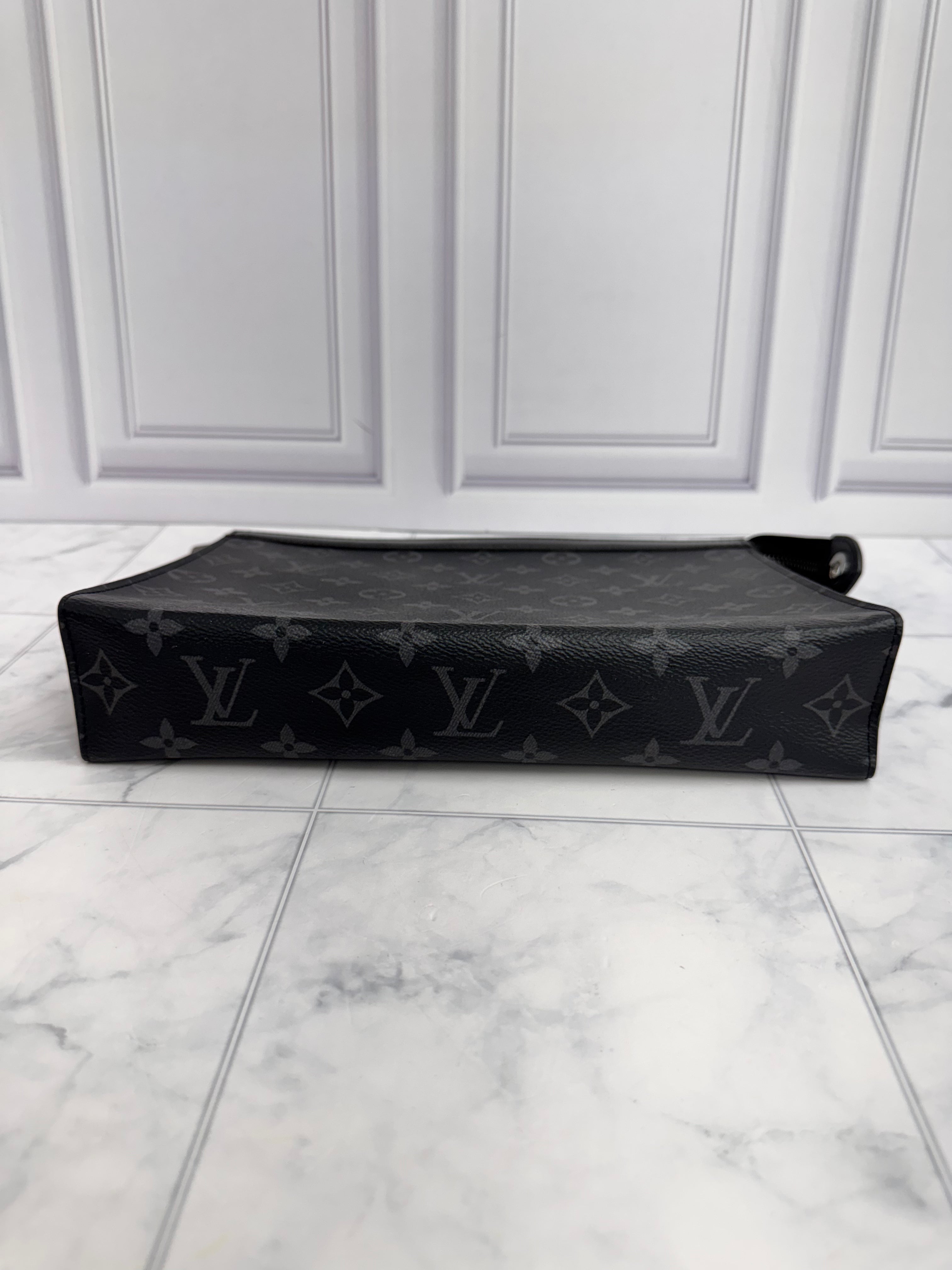 Louis Vuitton Monogram Eclipse Pochette Voyage MM
