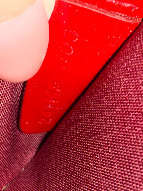 Christian Dior Black Cannage Patent Leather Clutch Pochette Bag