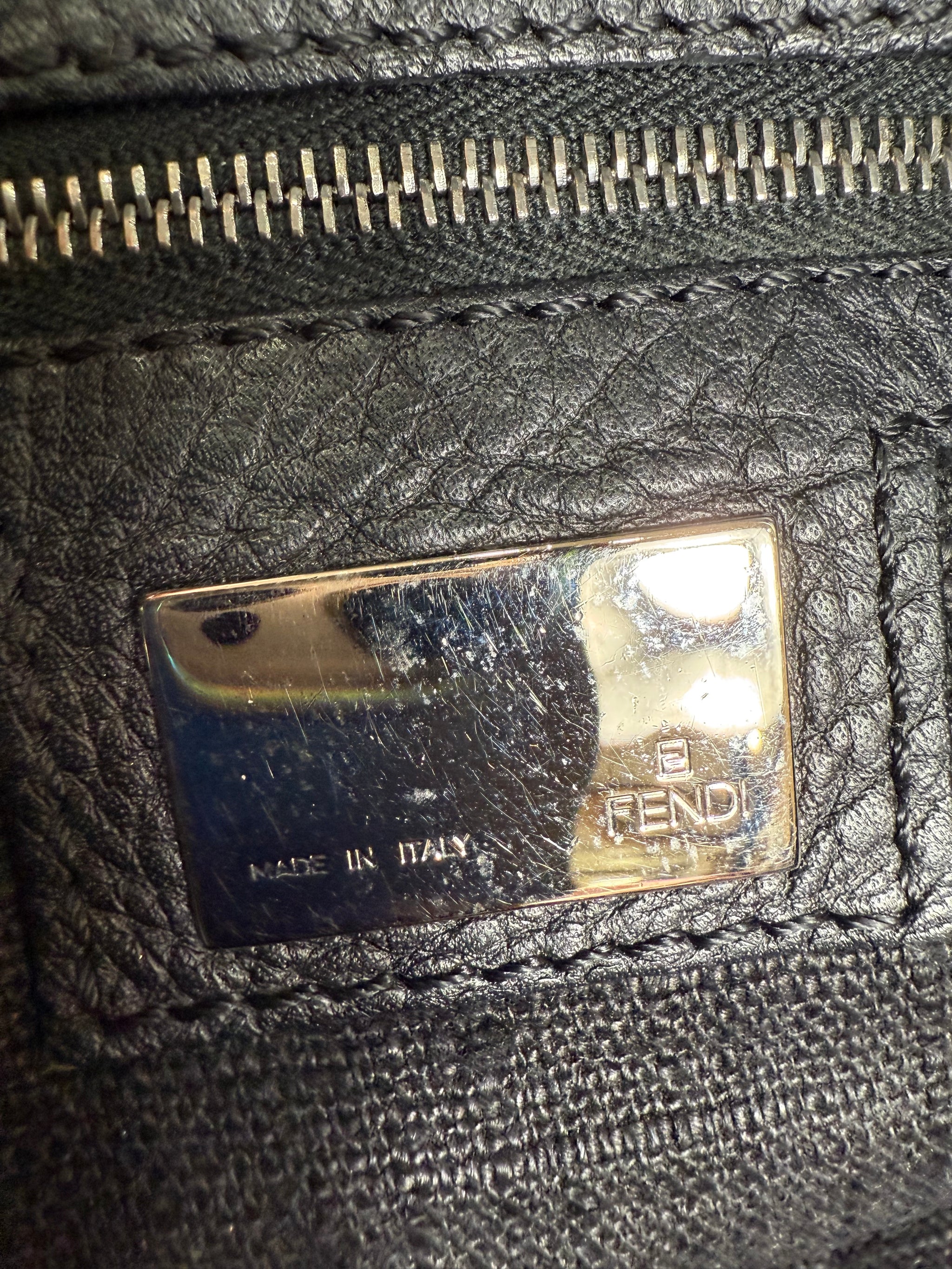 Fendi Black Devil Trapezio Bag