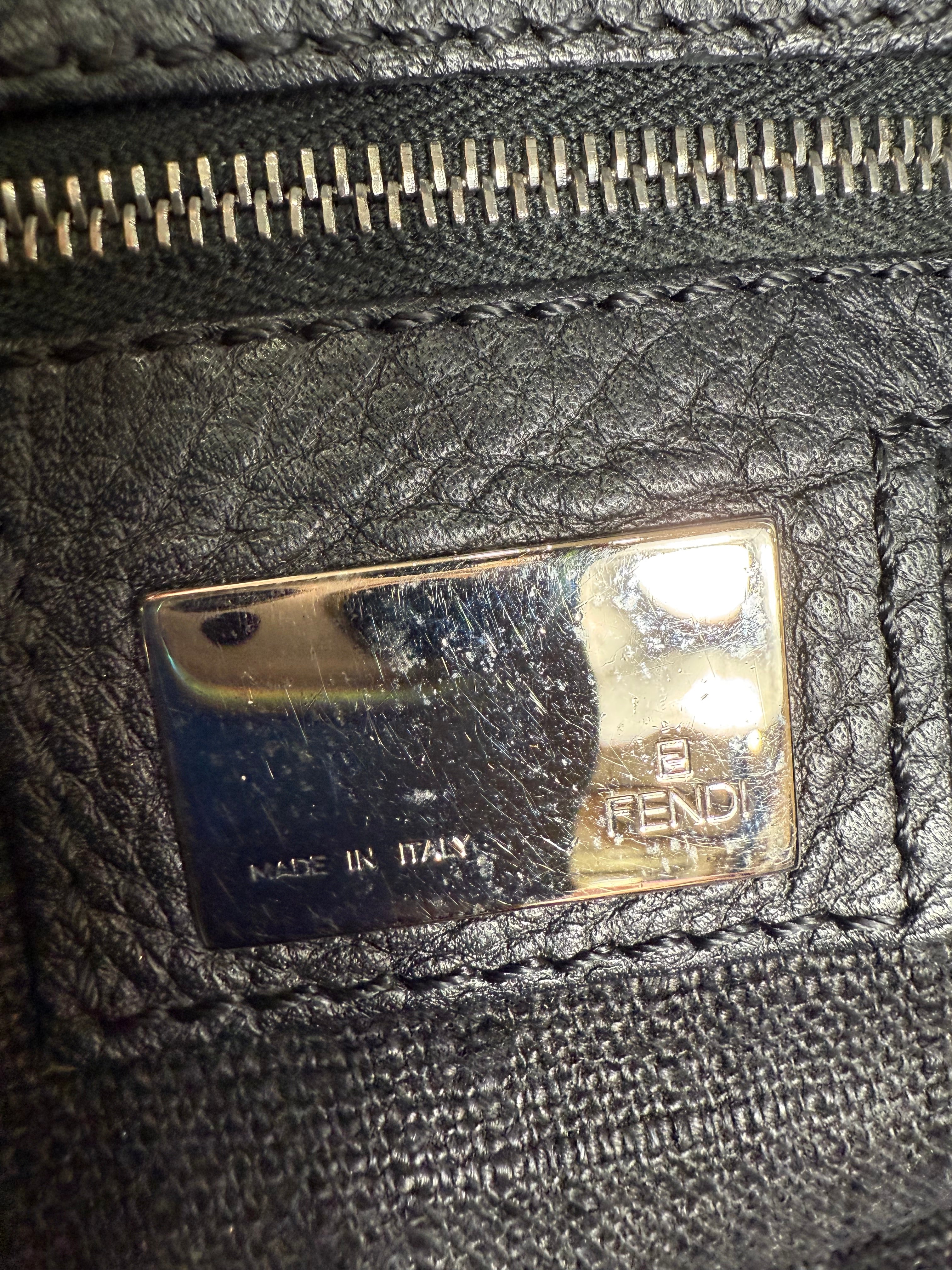 Fendi Black Devil Trapezio Bag