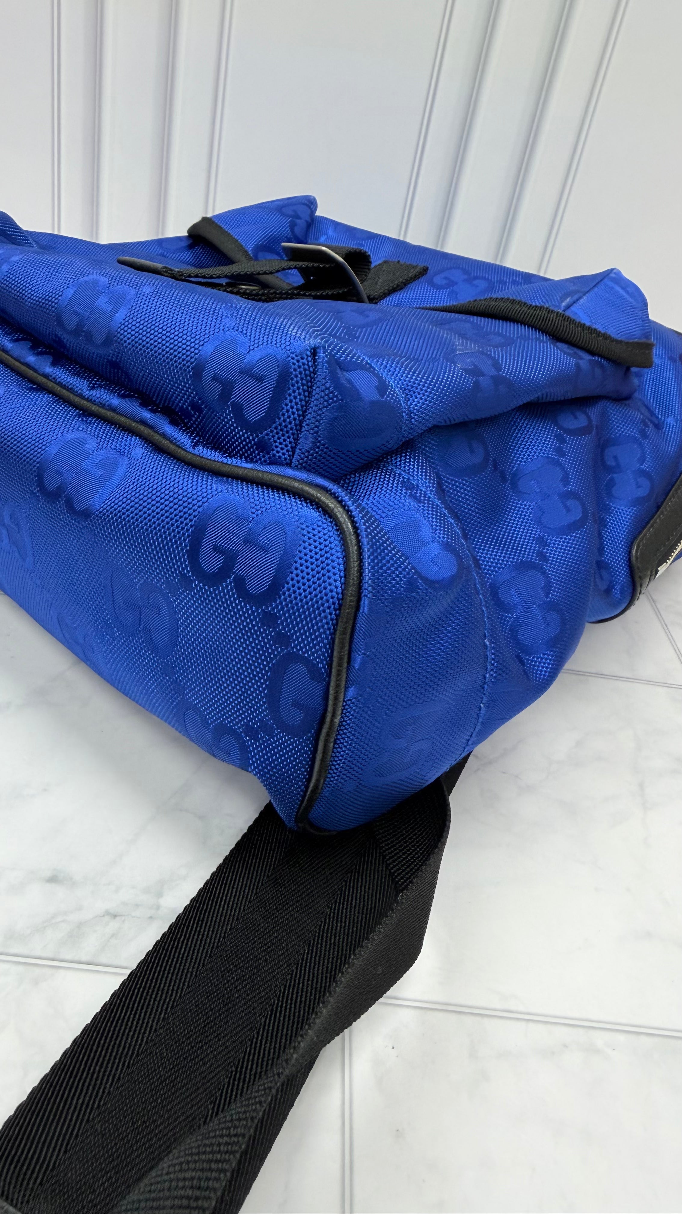 *DONS DROP* Gucci Blue GG Econyl Nylon Off The Grid Backpack