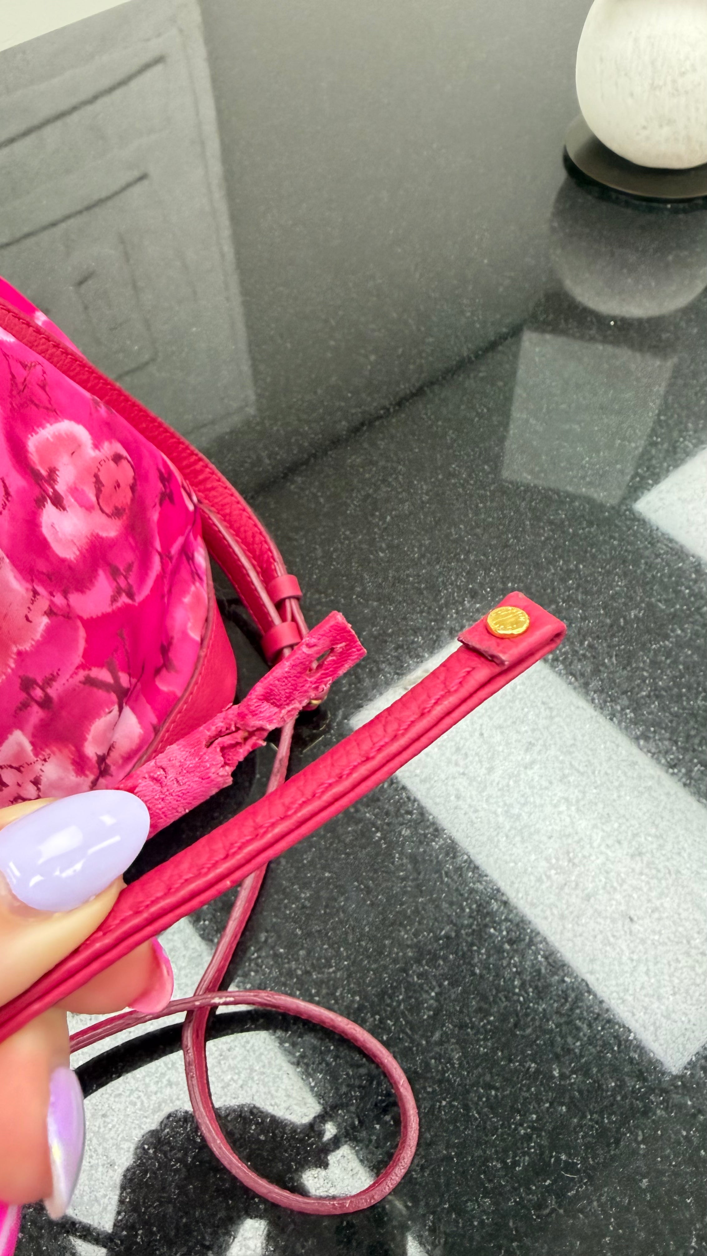 Louis Vuitton Rose Indien Ikat Canvas Noefull MM