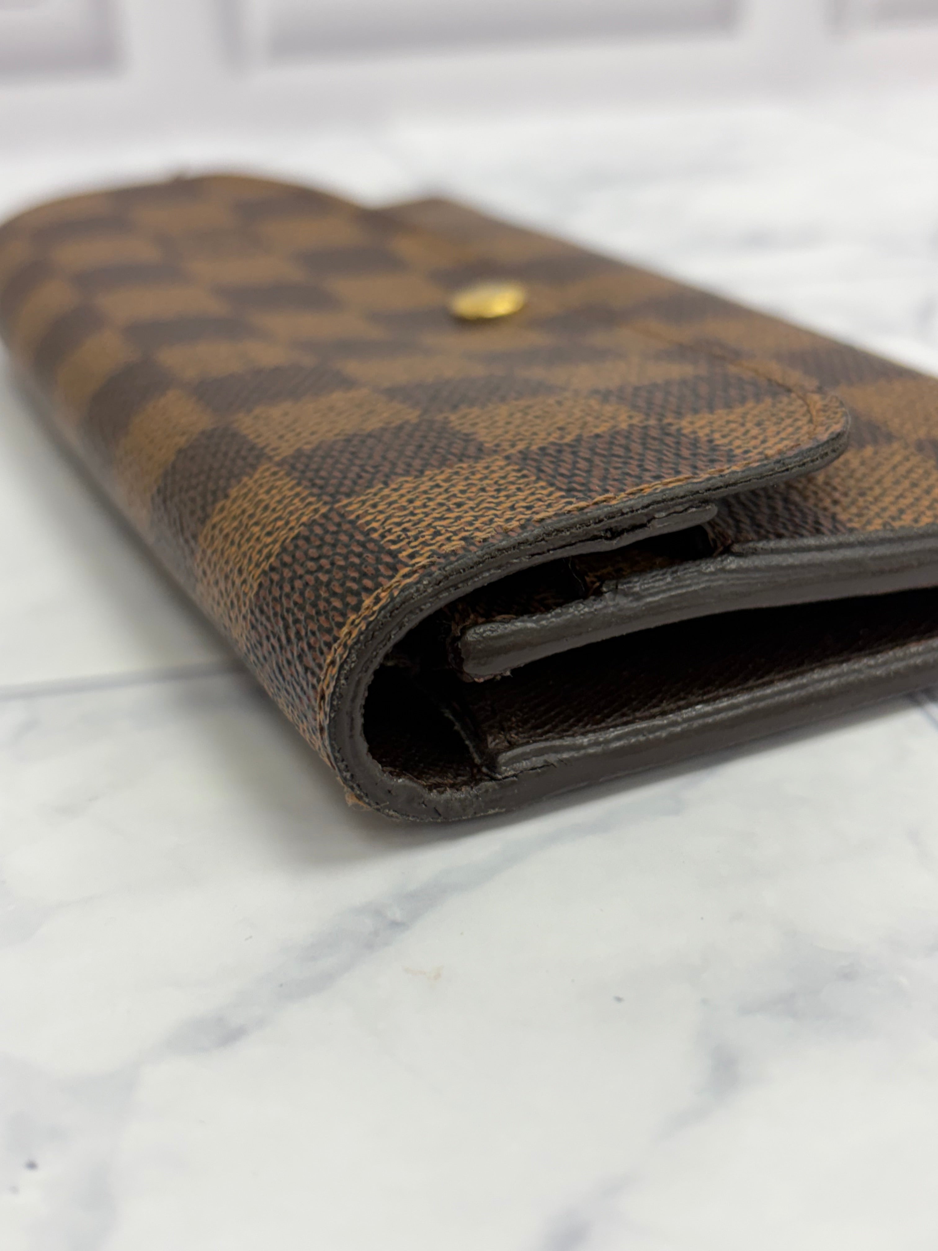 Louis Vuitton Damier Ebene Emilie Wallet
