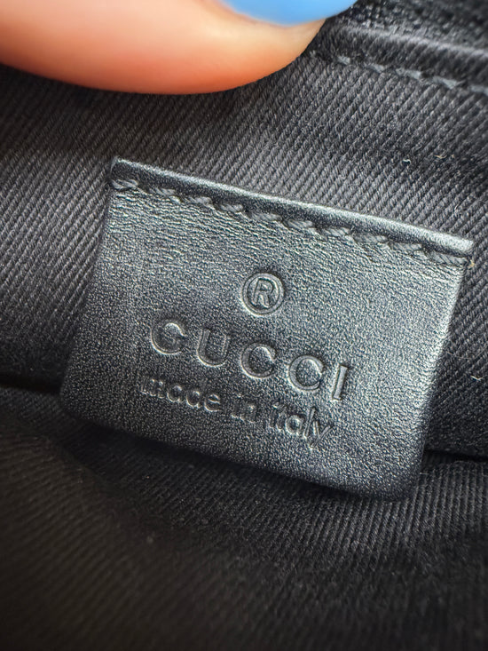 Gucci GG Black Canvas Tote Bag
