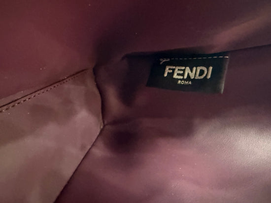 Fendi Grey Leather Petite 2Jours Bag