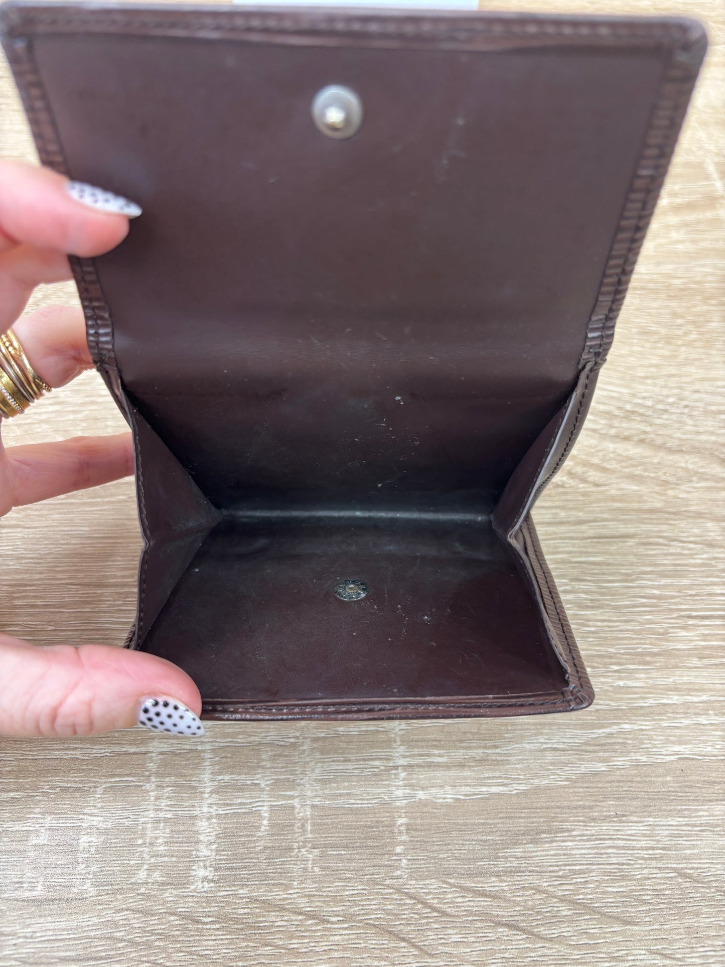 Louis Vuitton Brown Epi Leather Elise Wallet