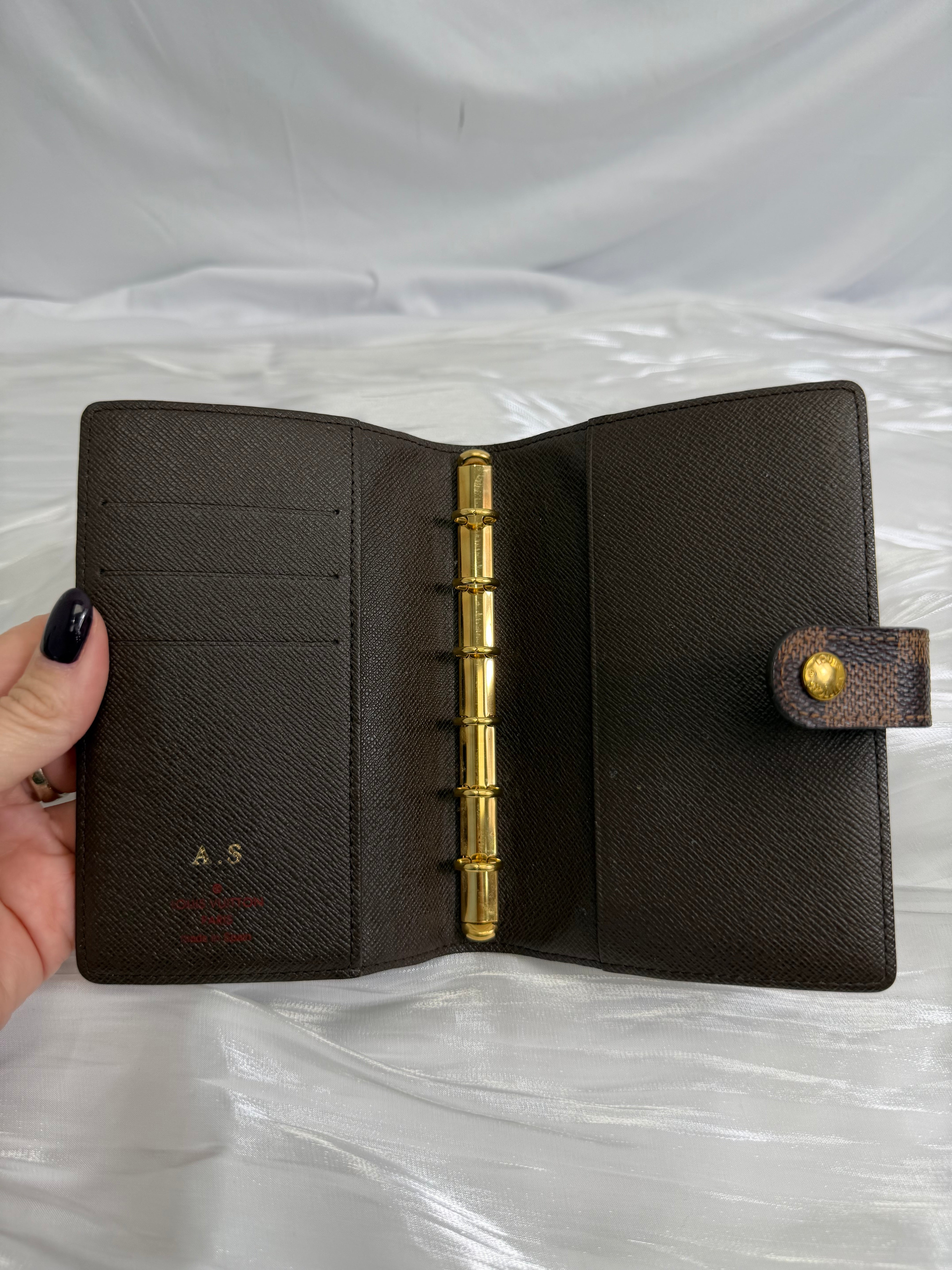 Louis Vuitton Damier Ebene Passport Agenda PM