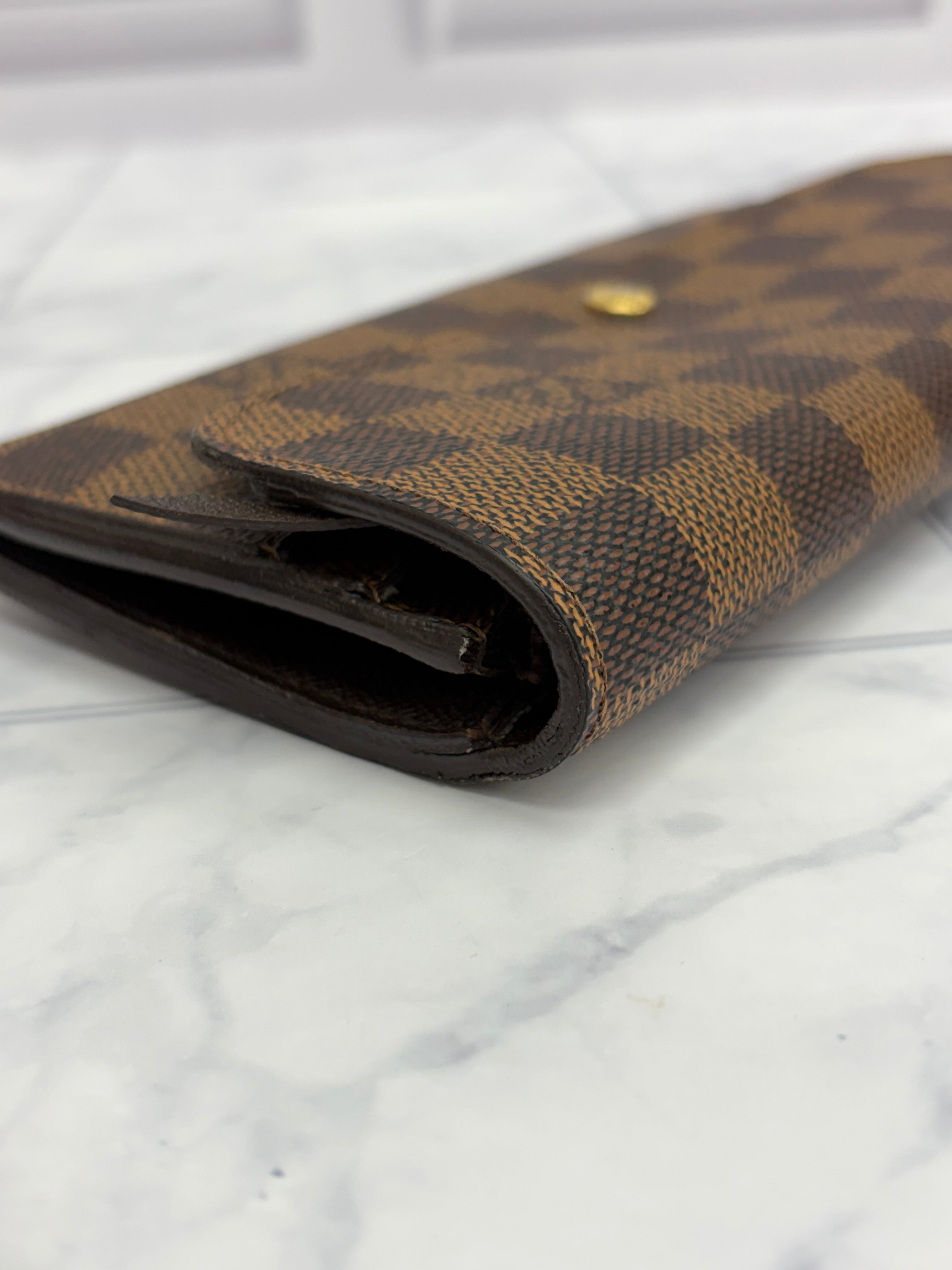 Louis Vuitton Damier Ebene Emilie Wallet
