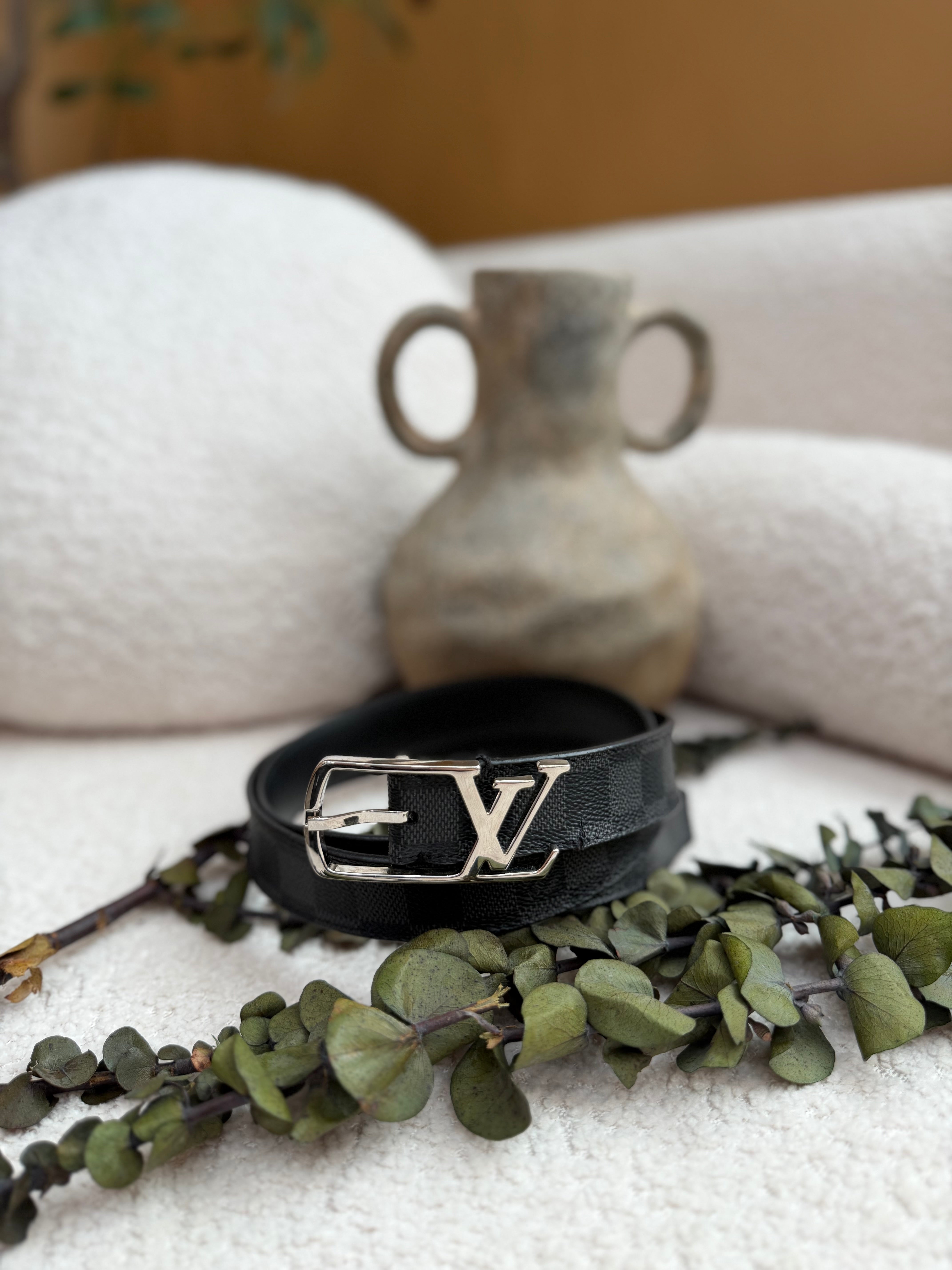 Louis Vuitton Damier Graphite Belt 95/38