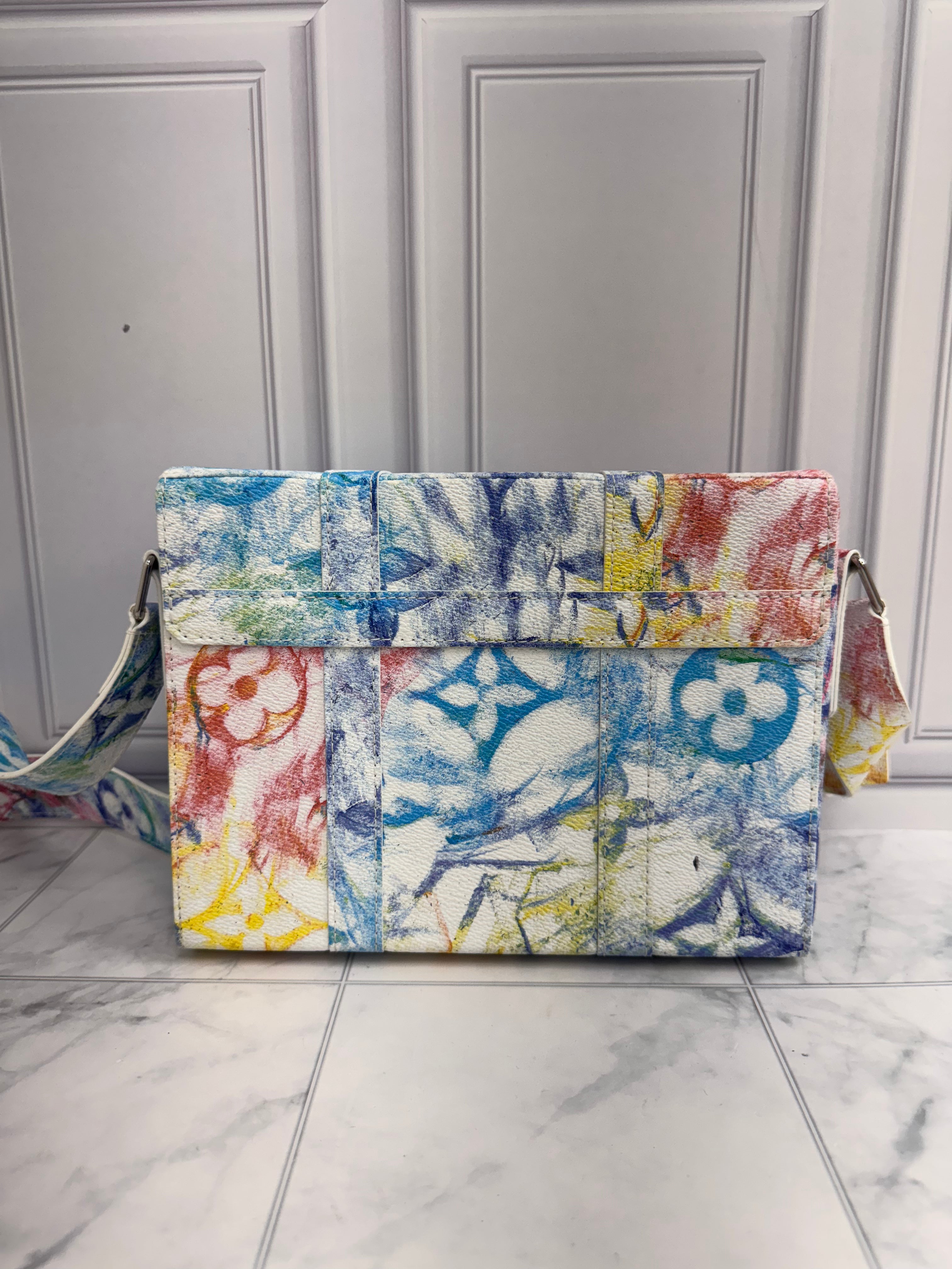 Louis Vuitton Limited Edition Monogram Pastel Trunk Messenger PM