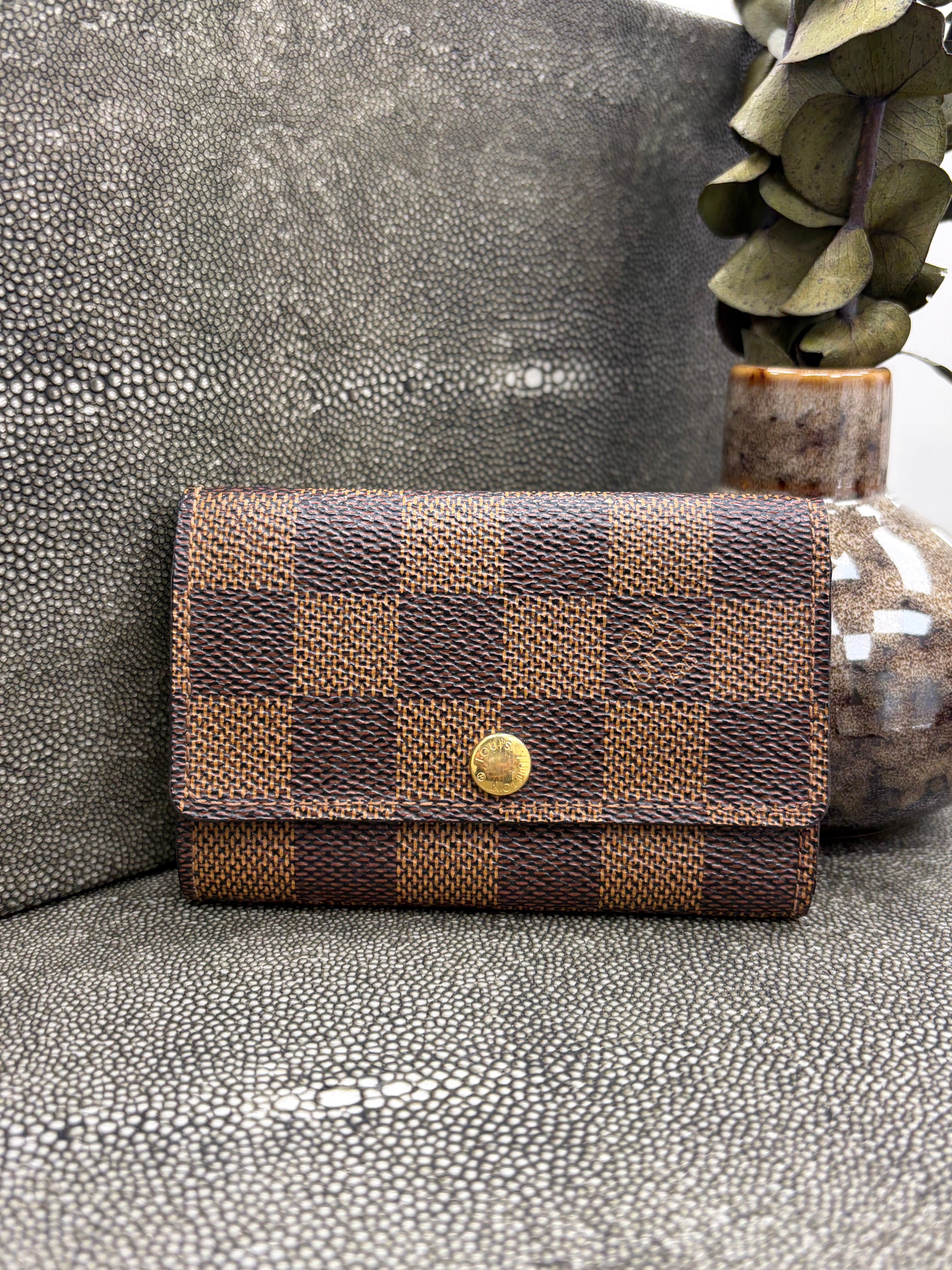 Louis Vuitton Damier Ebene 6 Ring Key Holder