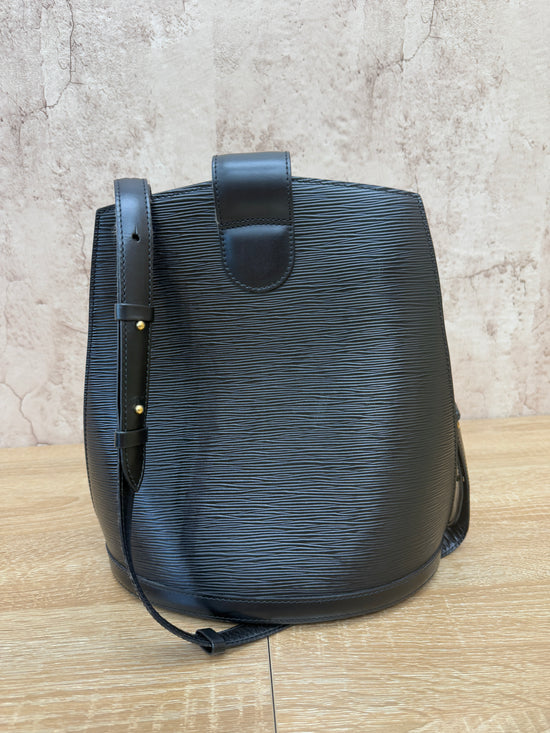 Louis Vuitton Black Epi Cluny Shoulder Bag