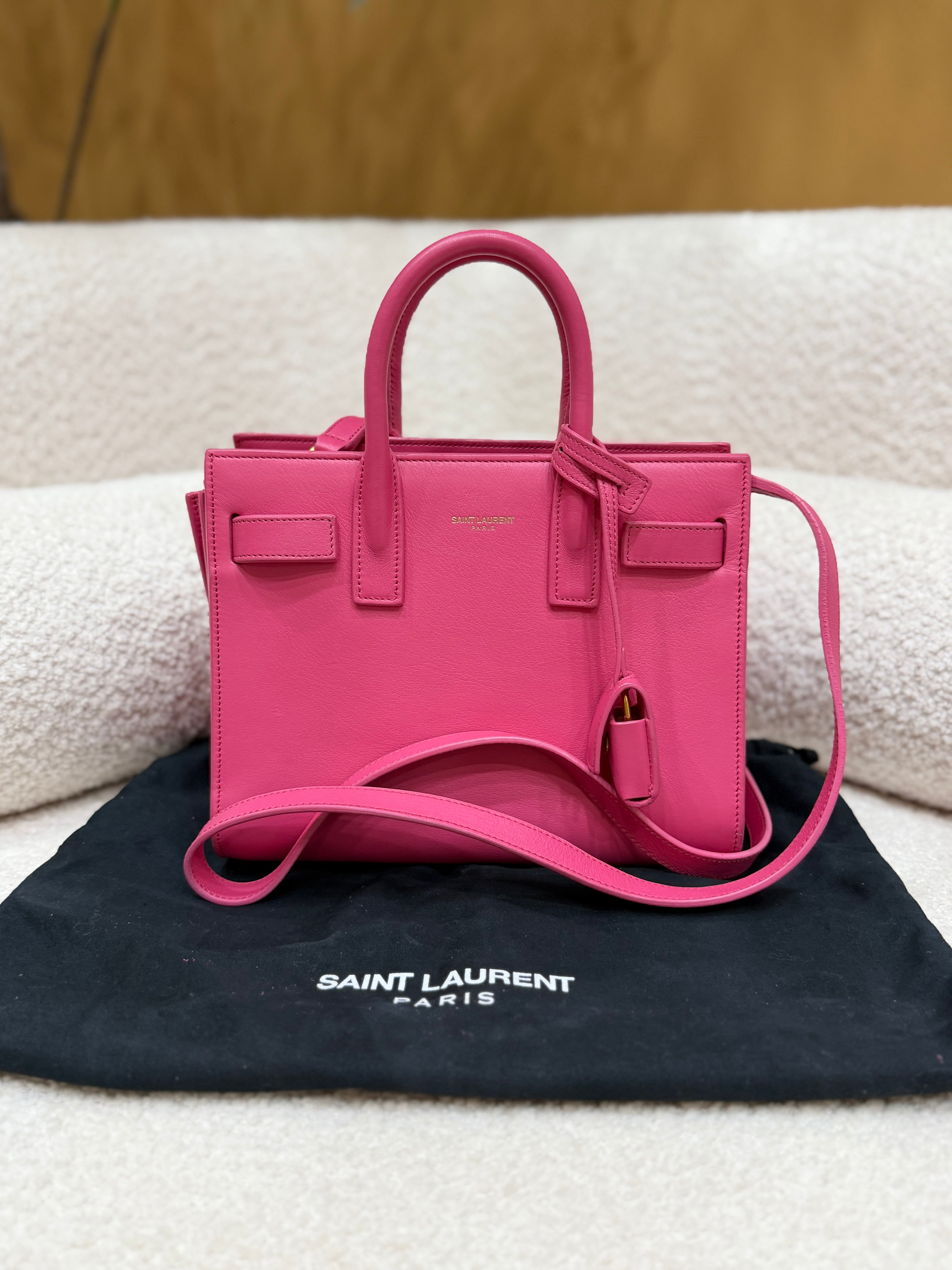 Saint Laurent YSL Nano Sac De Jour Bag