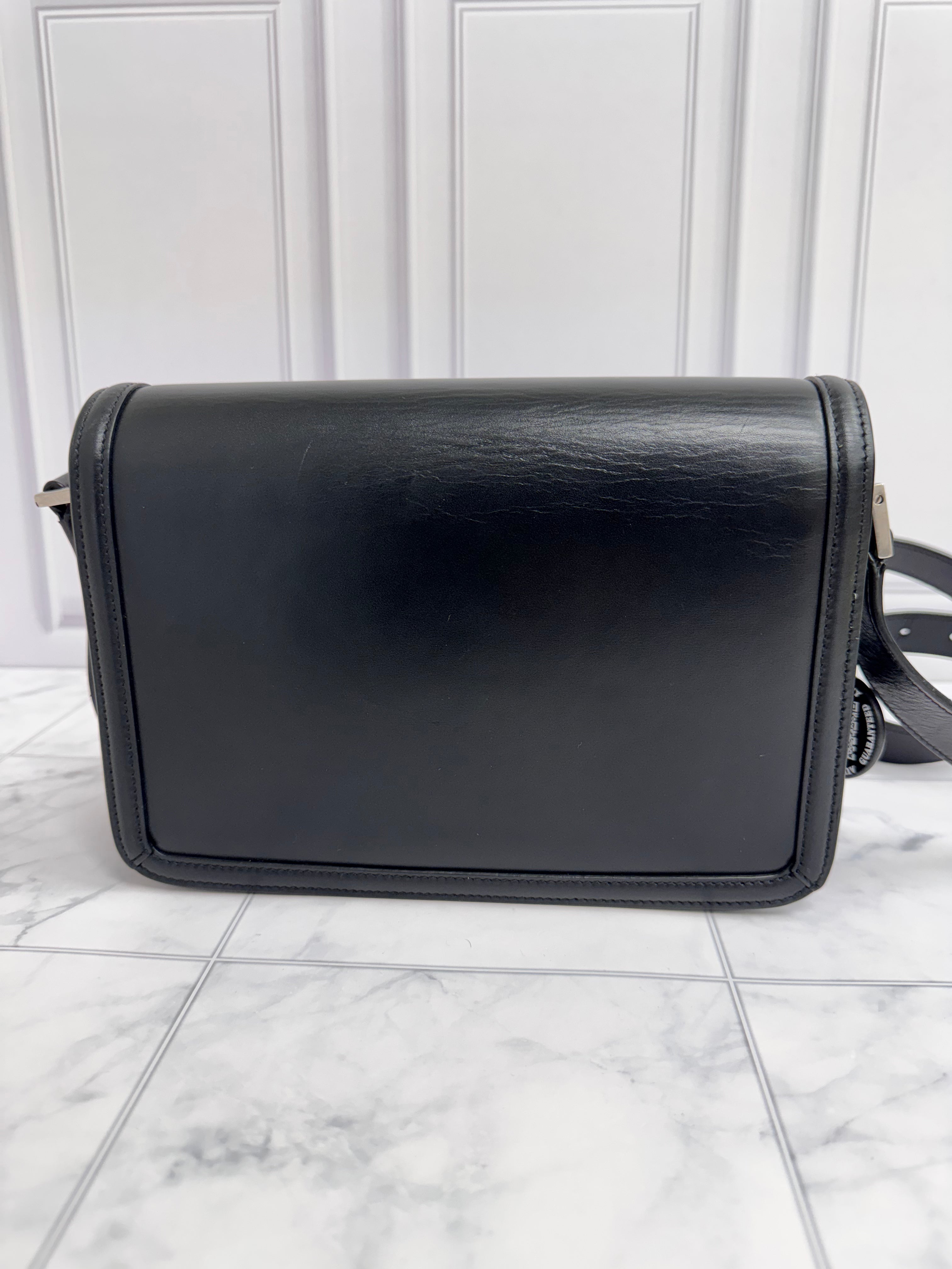 *DONS DROP* Saint Laurent YSL Black Leather Solferino Crossbody Bag