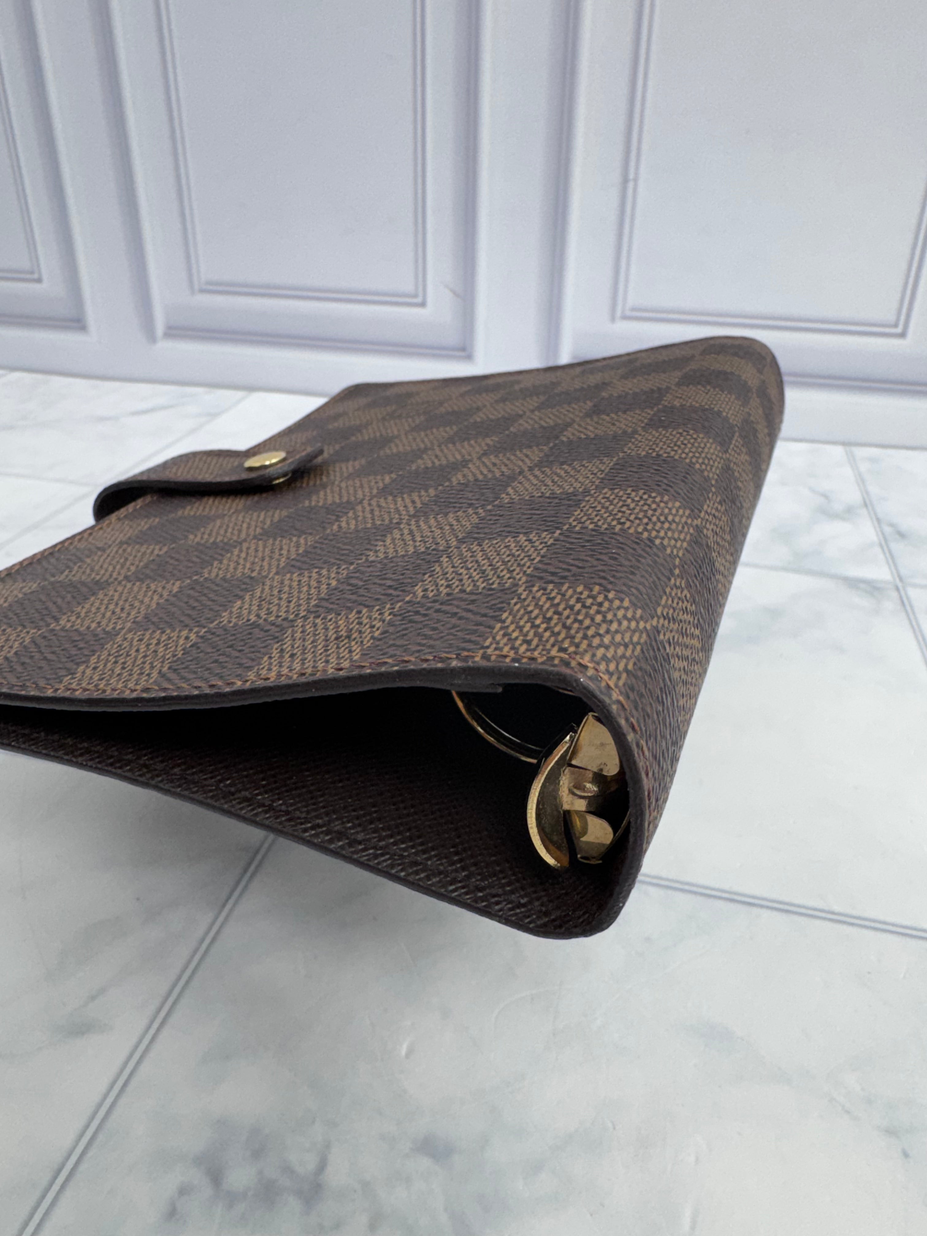 Louis Vuitton Damier Ebene Agenda MM