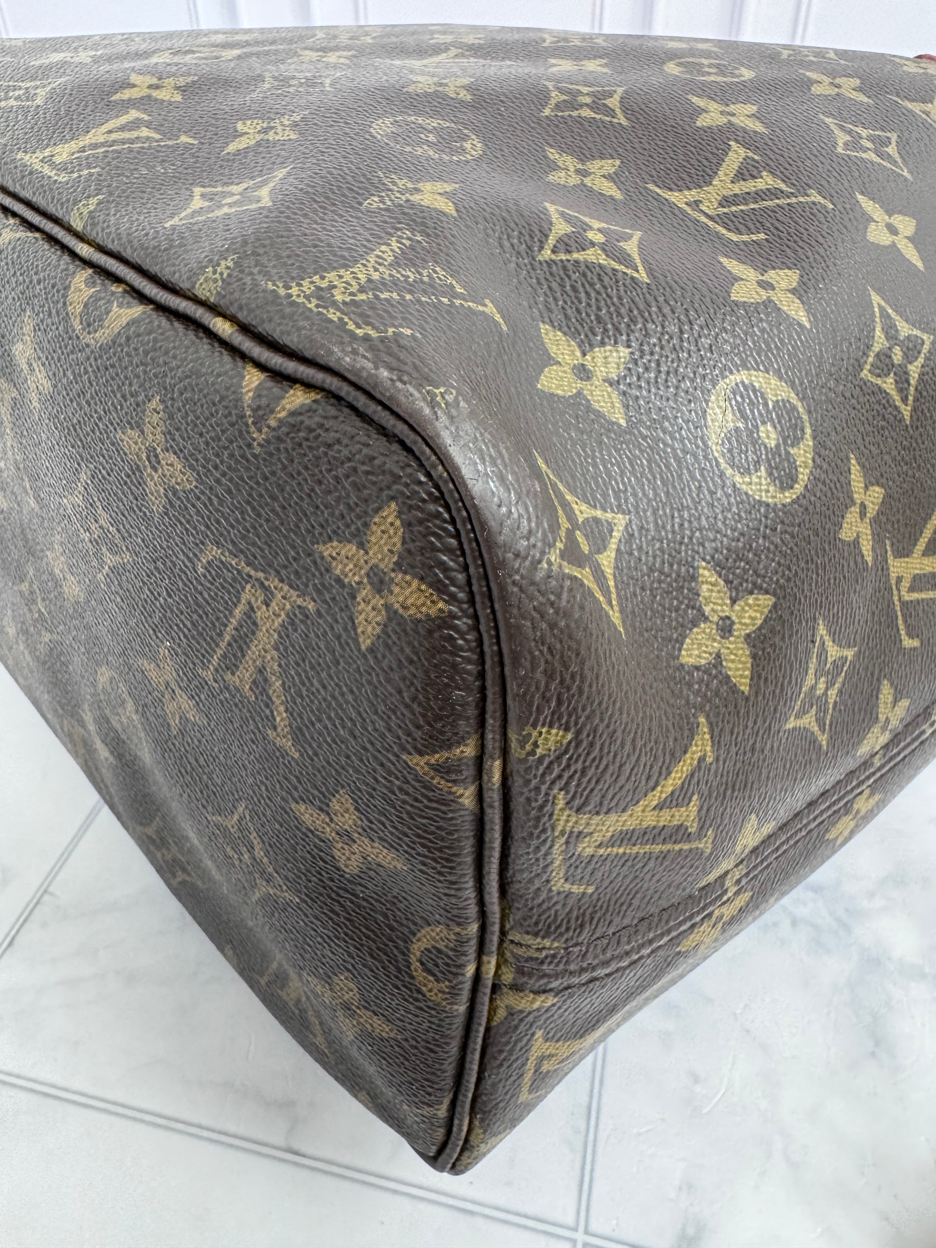 Louis Vuitton Monogram Turquoise V Neverfull MM