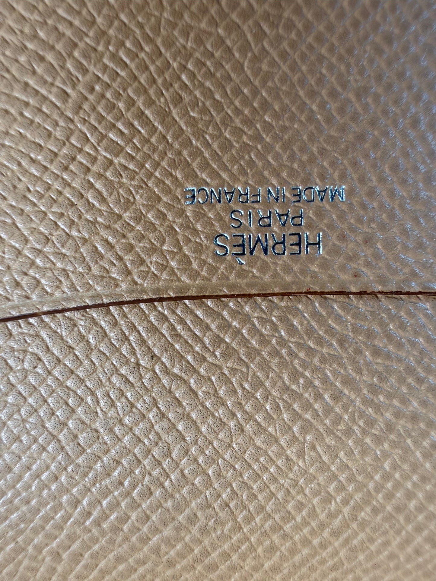Hermes Blue Leather Agenda Cover
