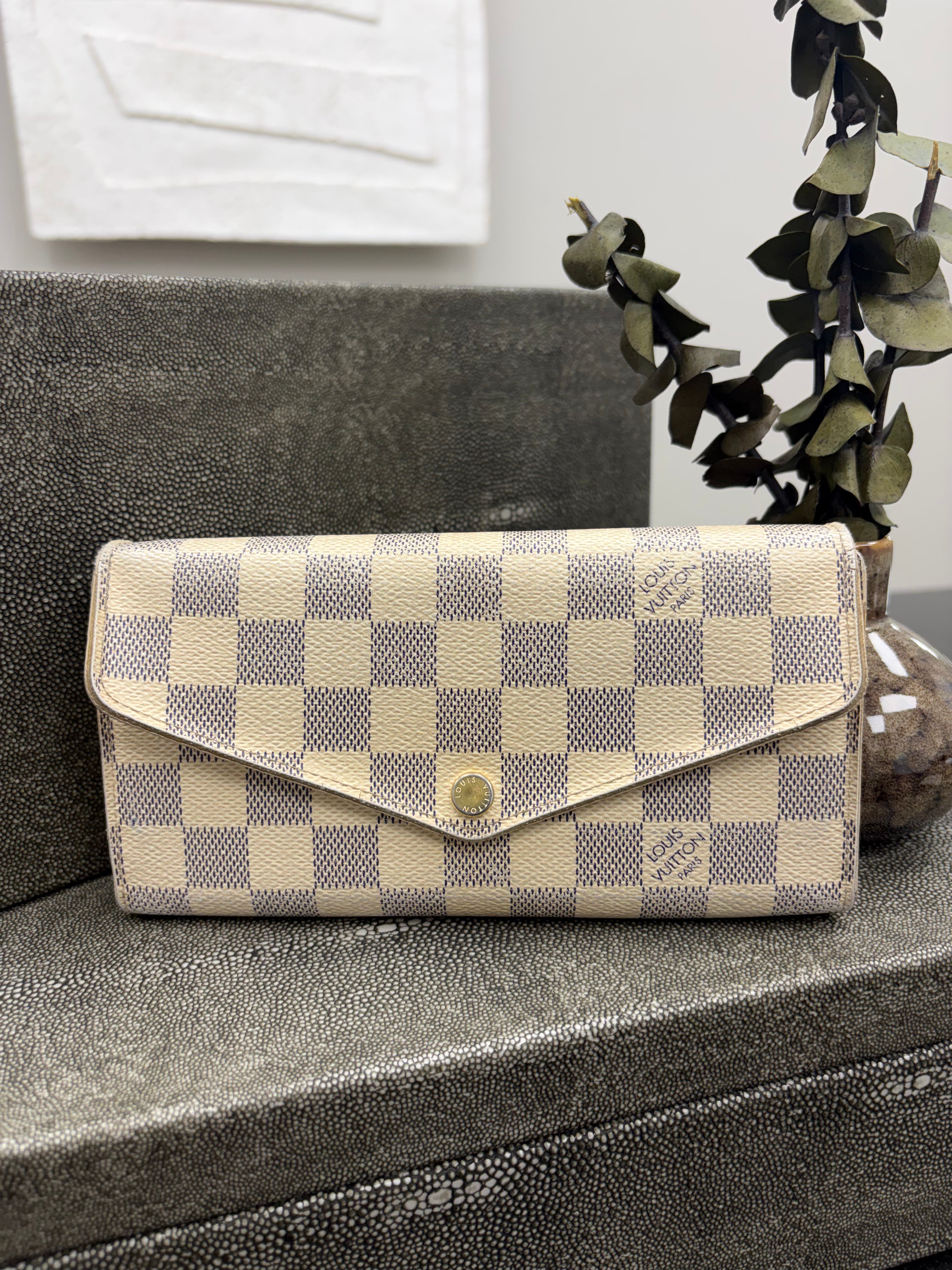 Louis Vuitton Damier Azur Sarah Wallet