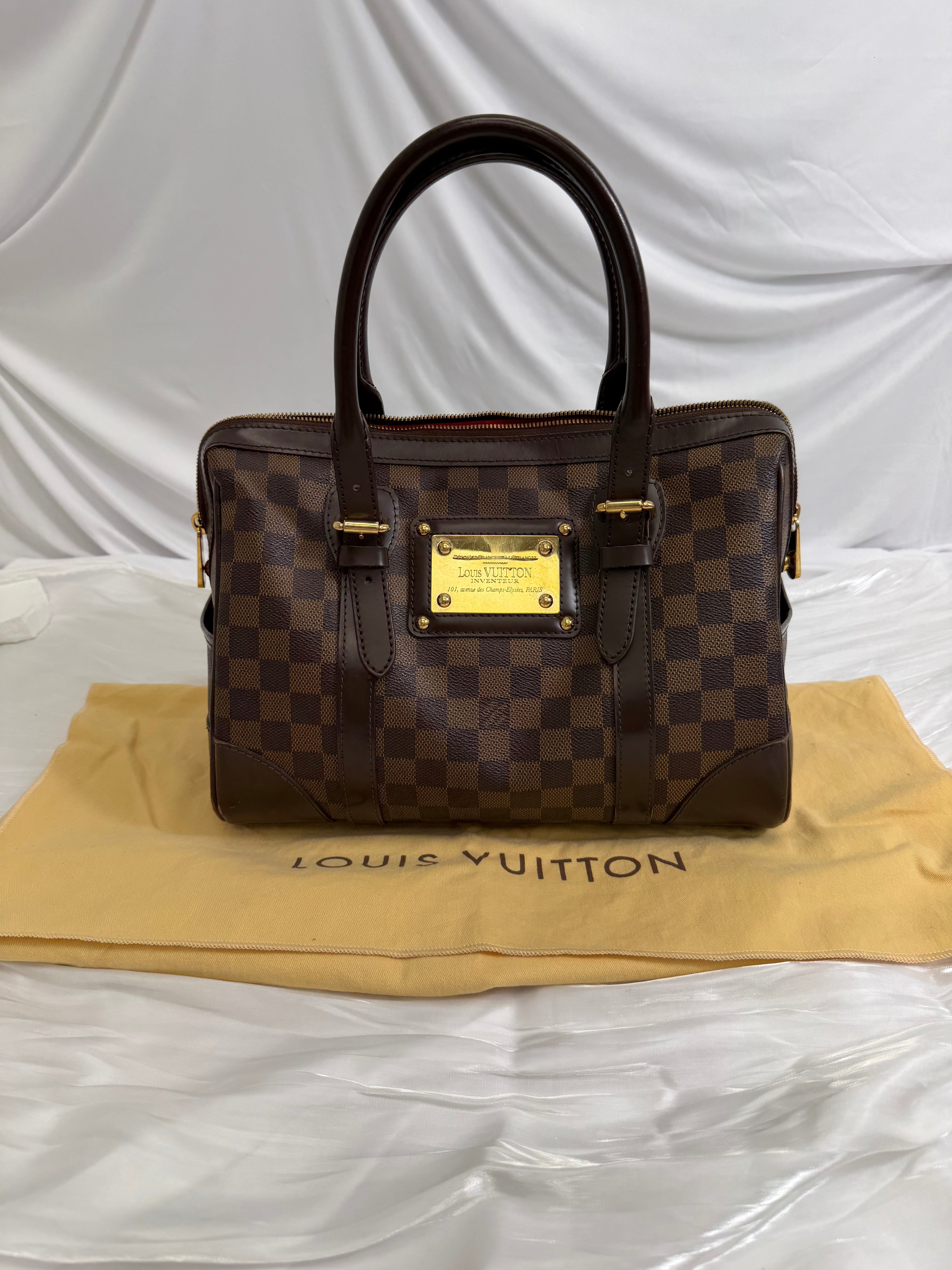 Louis Vuitton Damier Ebene Berkeley Handbag