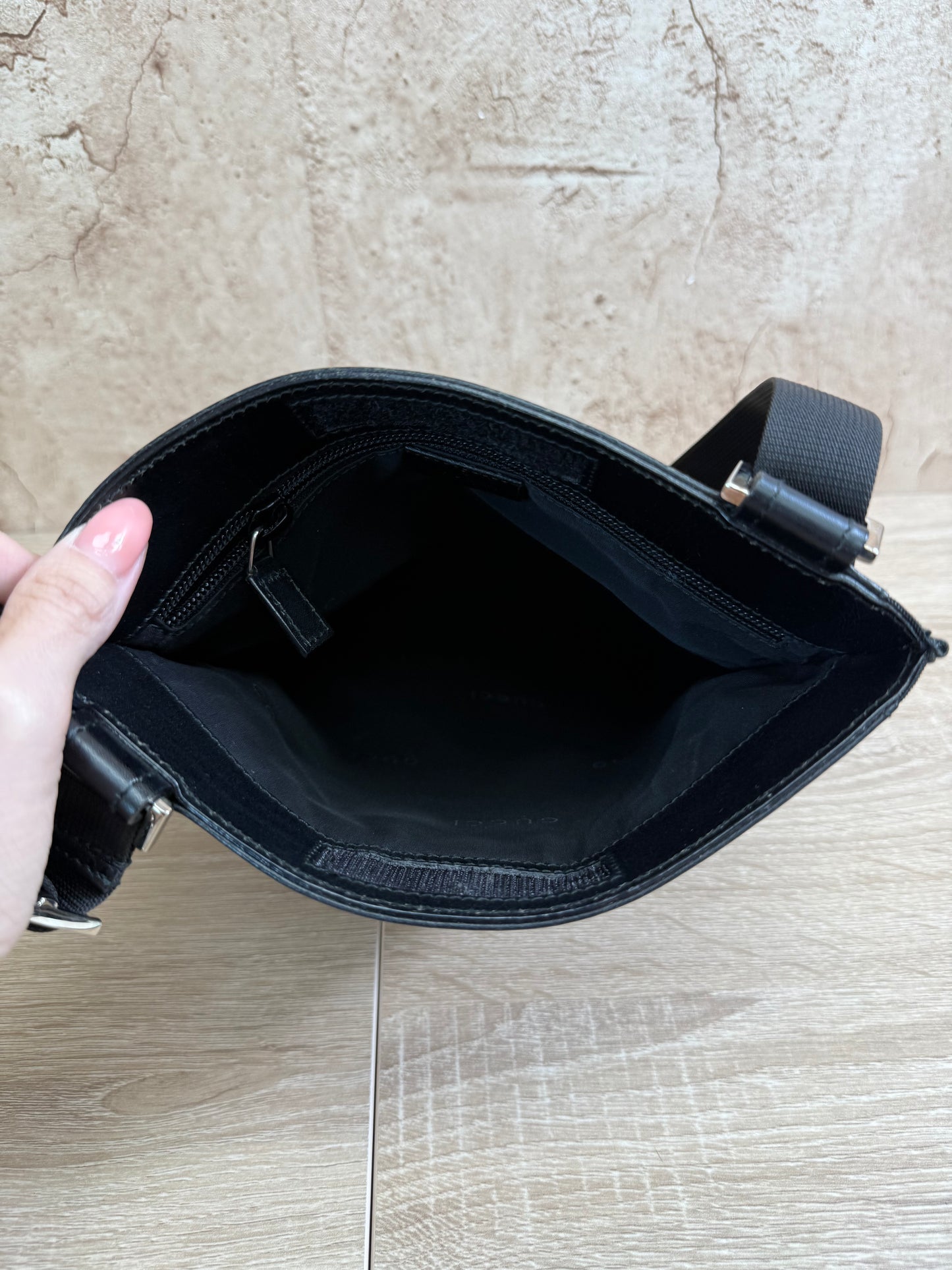 Gucci Black Nylon Crossbody Bag