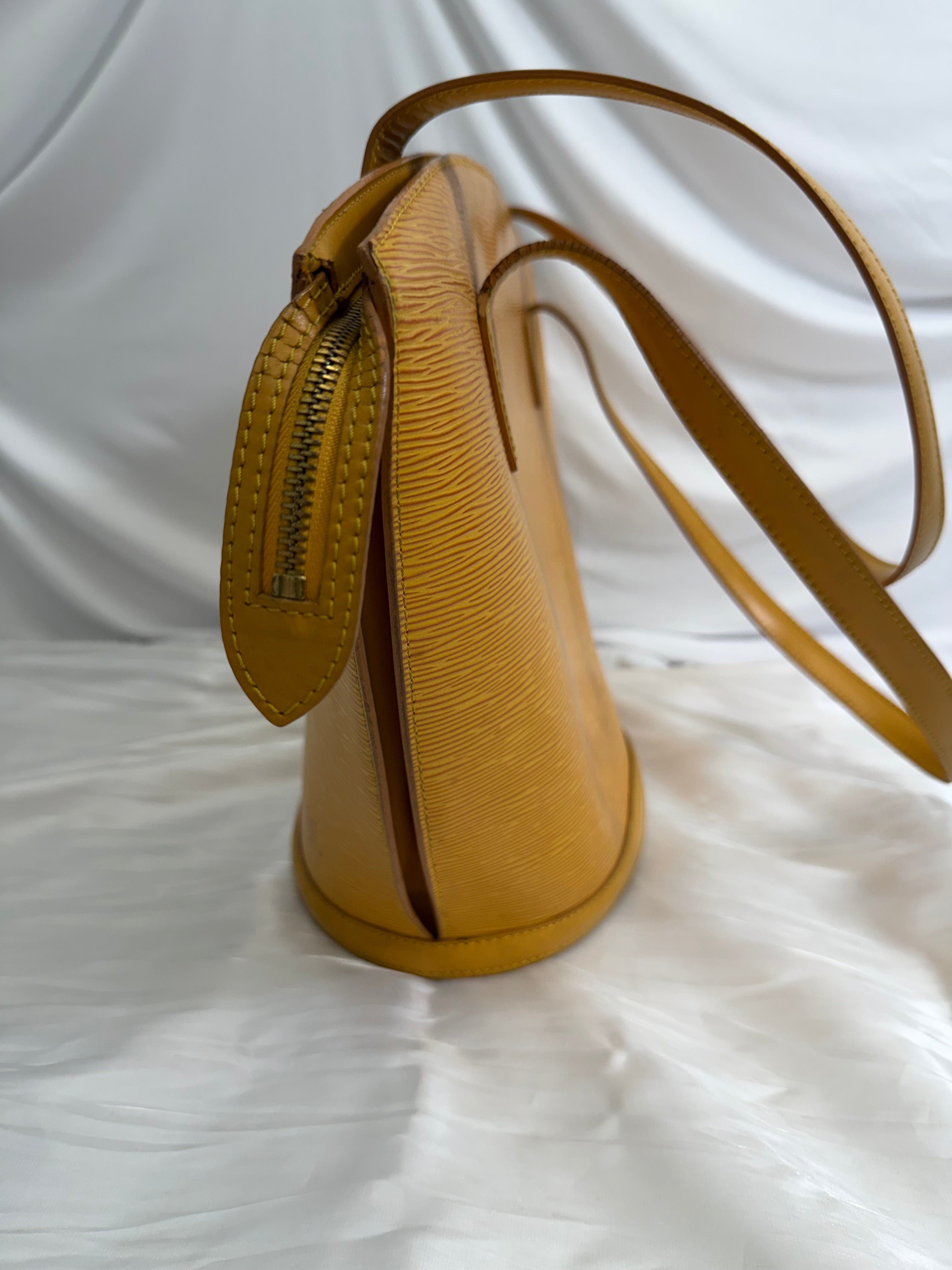 Louis Vuitton Yellow Epi Saint Jacques Tote