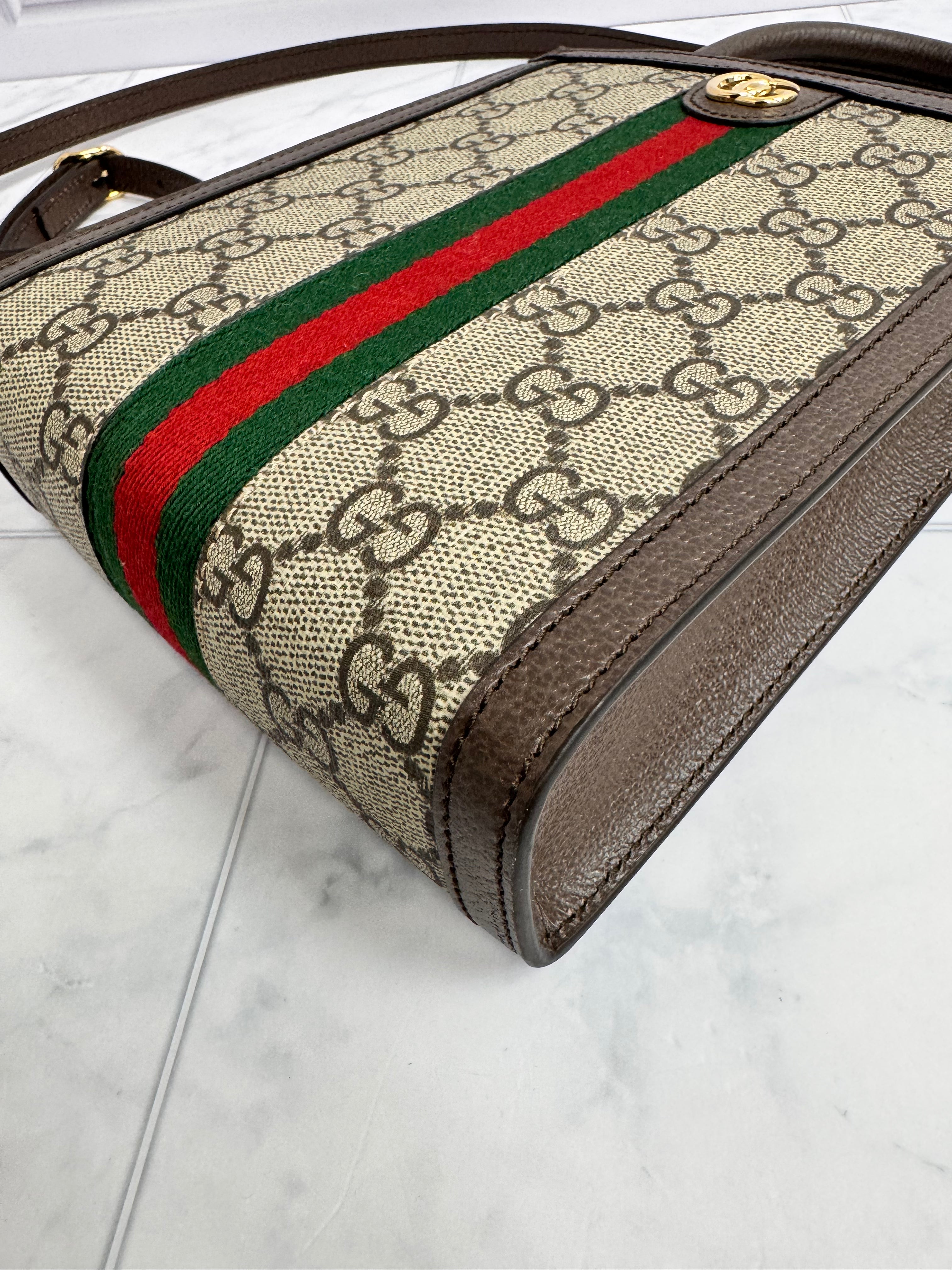 *DONS DROP* BRAND NEW Gucci GG Supreme Canvas Mini Web Tote Bag