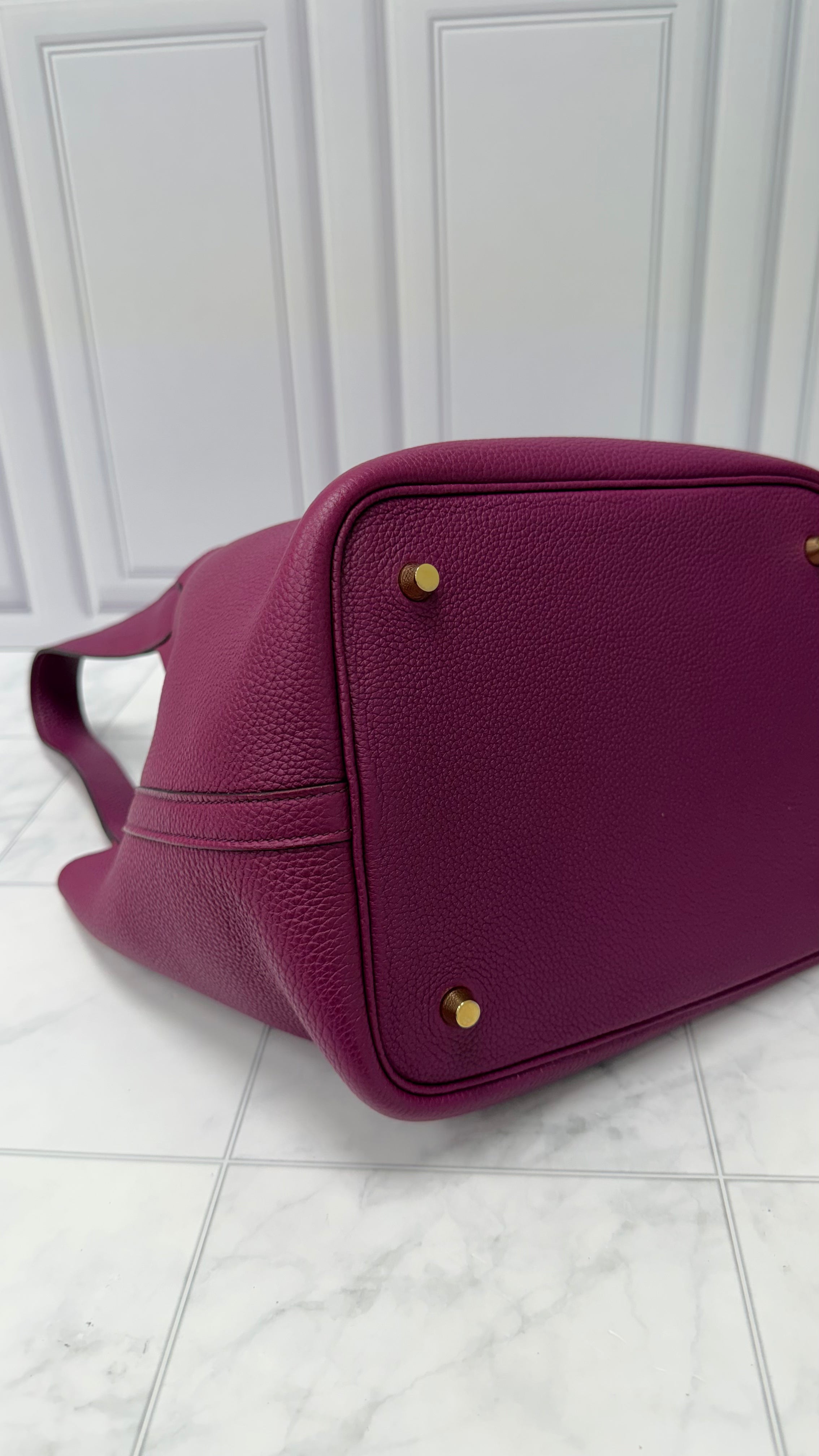 *DONS DROP* Hermes Anemone Taurillon Picotin 22