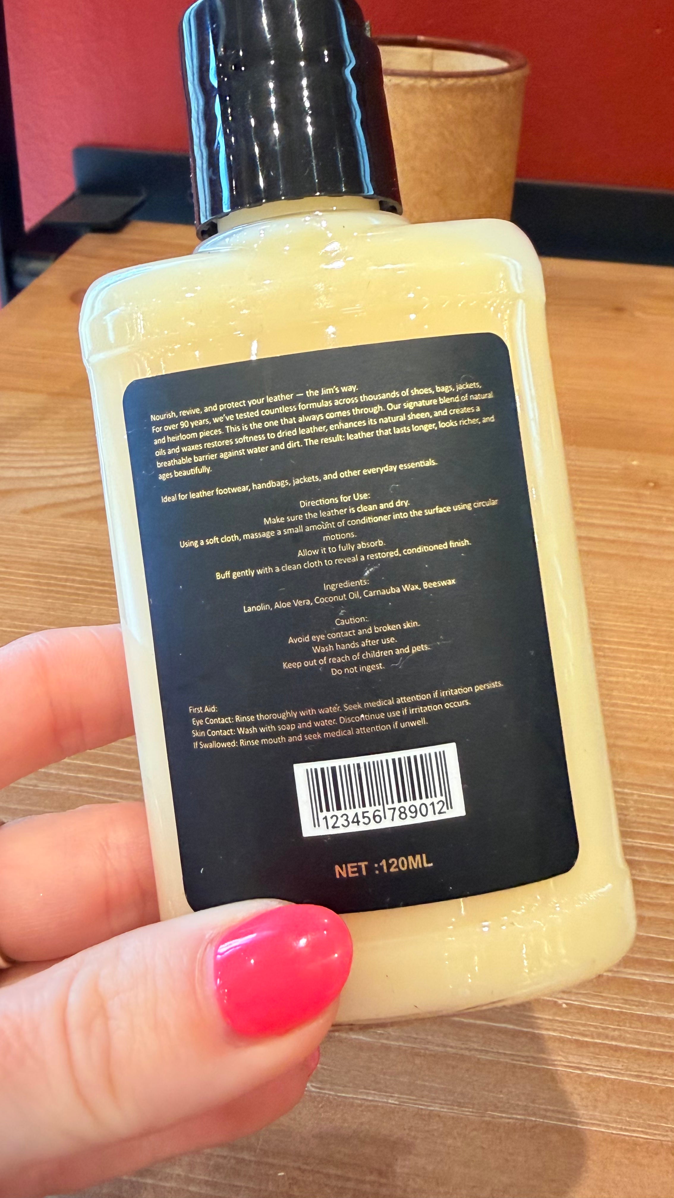 Cobbler Concierge x Jim’s Juice The SMALL Bottle Leather Conditioner